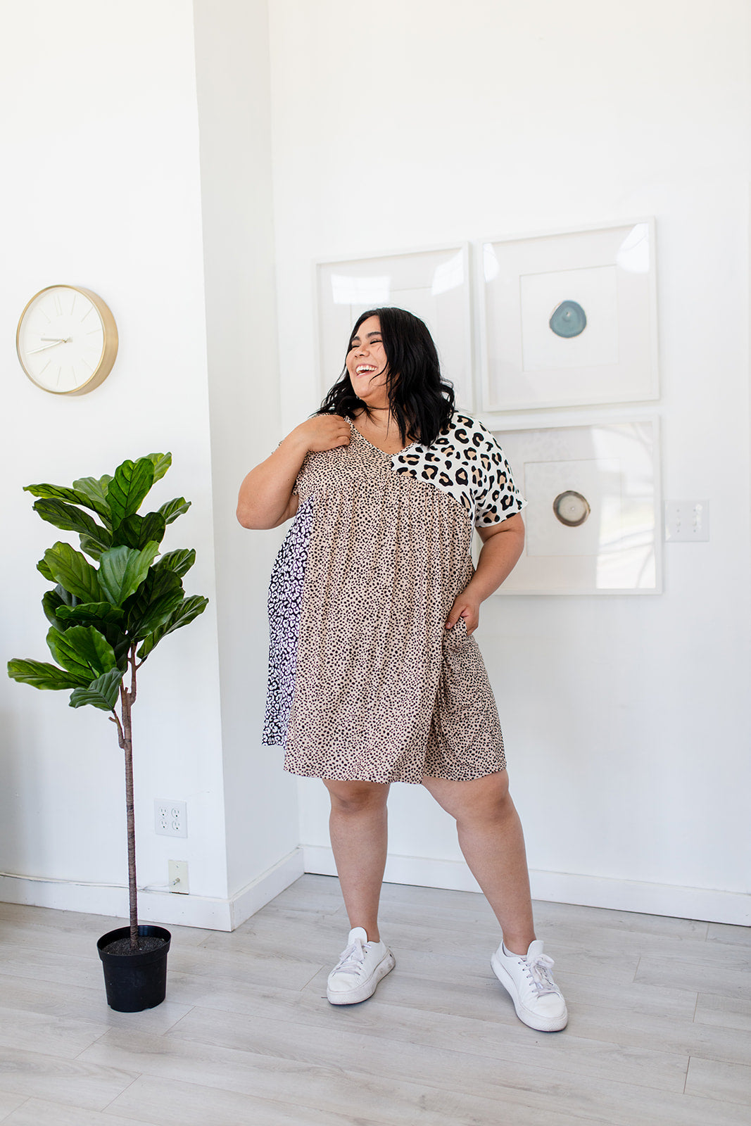 Fiercely Dotty Patchwork Dress BERNIES PICK***