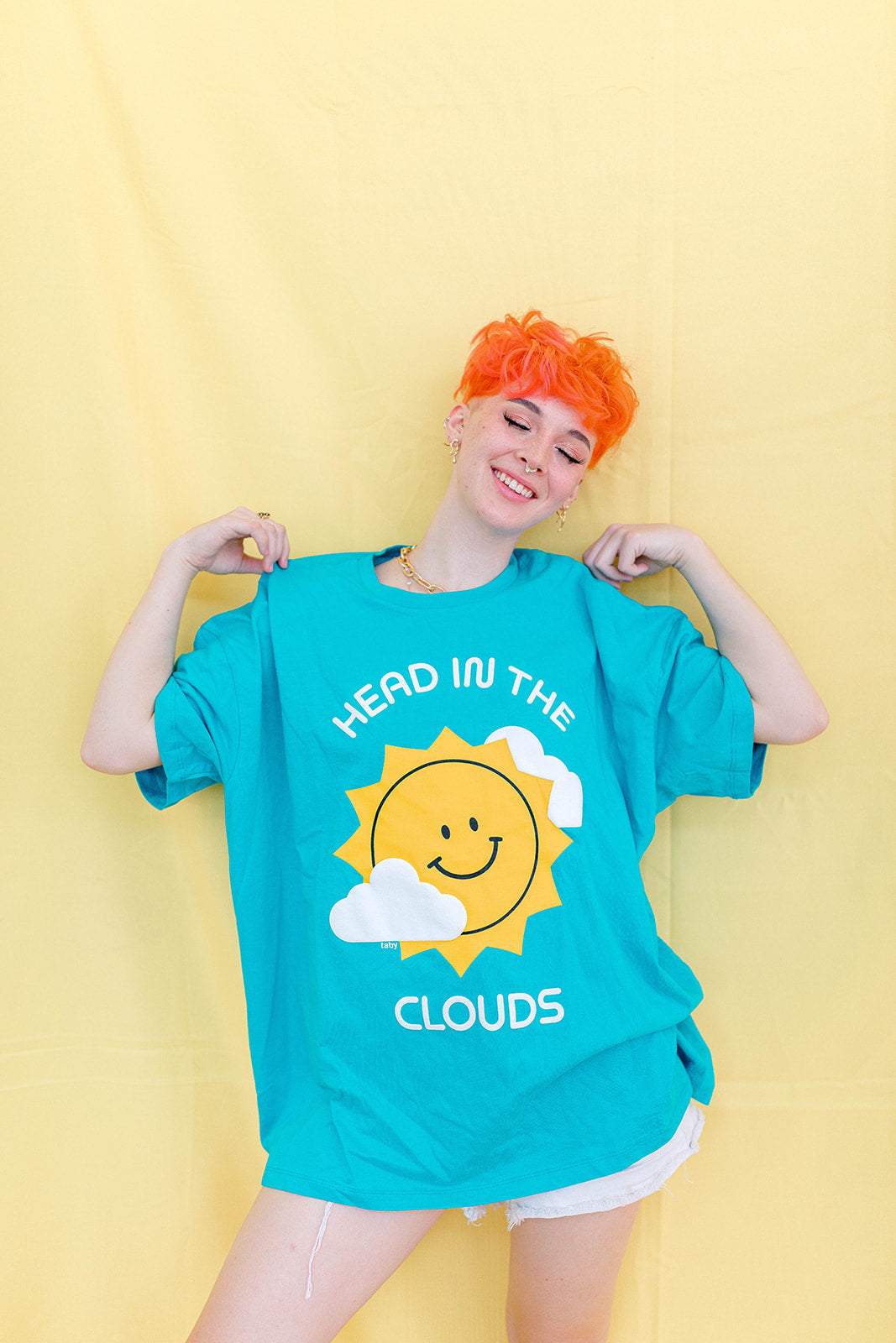 TABY ORIGINAL: Head In The Clouds Boxy Top EXTREME PUFF***