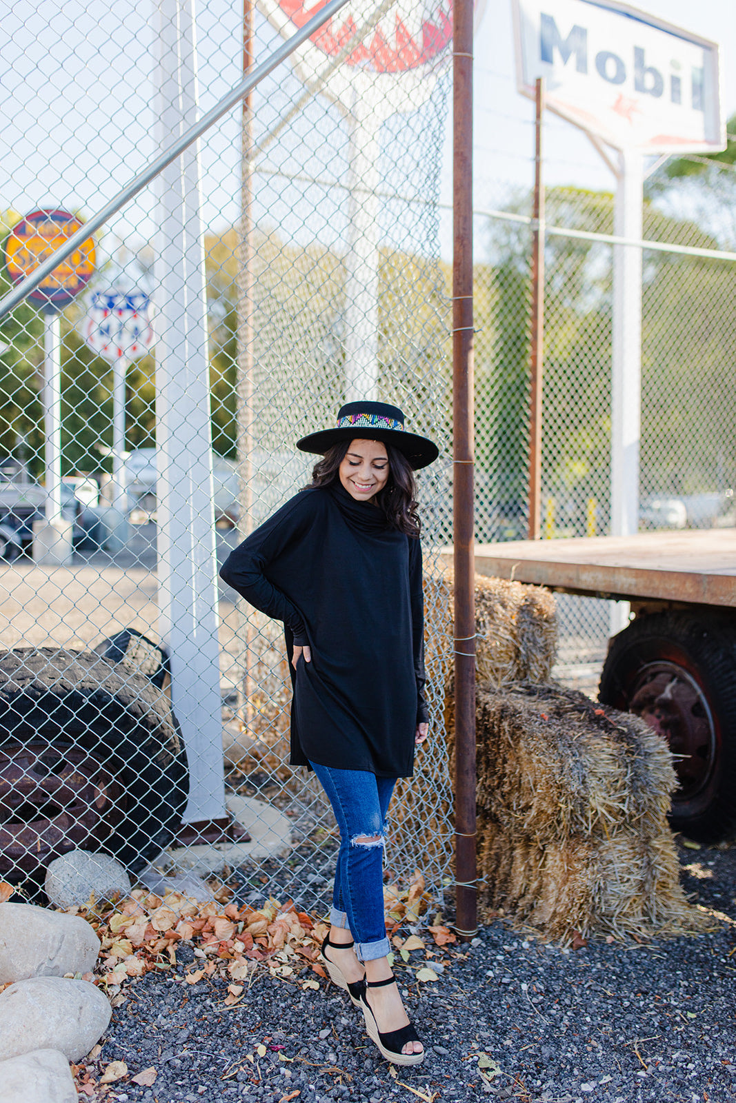 Get Real Cowl Neck Tee RESTOCKED***