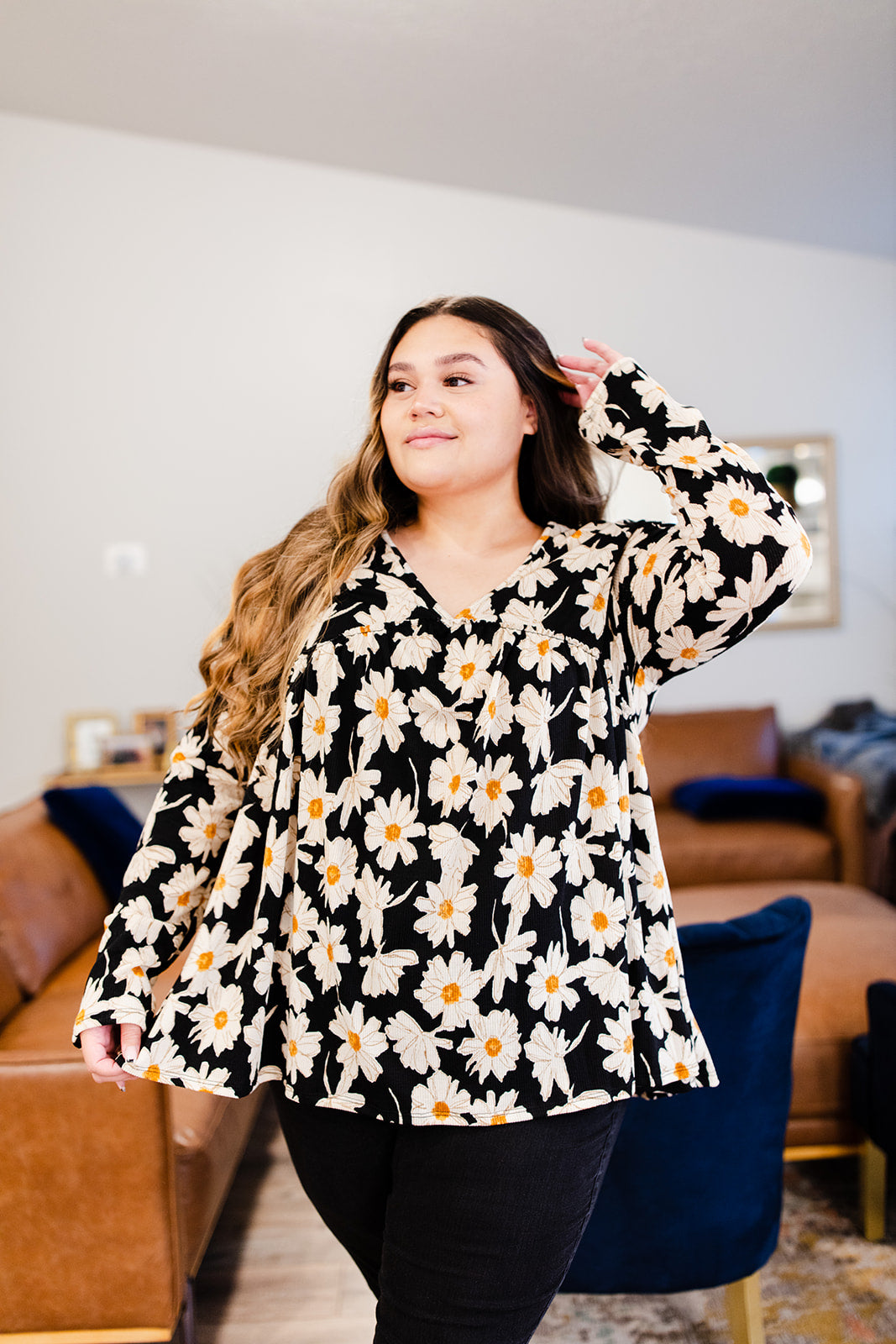 Make No Mistake Floral Top Taby's Pick***