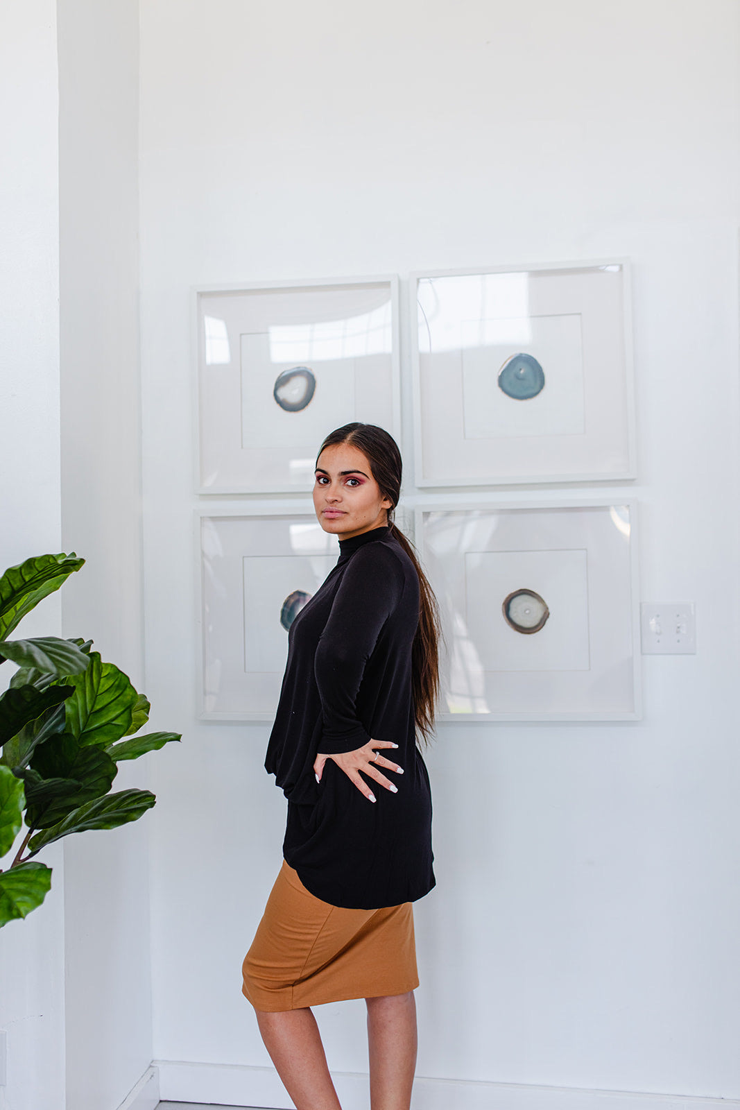 Zoey Mock Neck Top RESTOCKED***