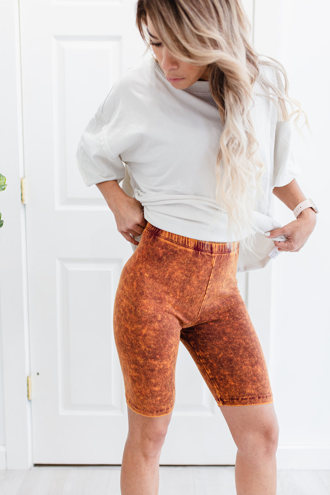 My Rad Biker Shorts In ARIZONA MUSTARD***