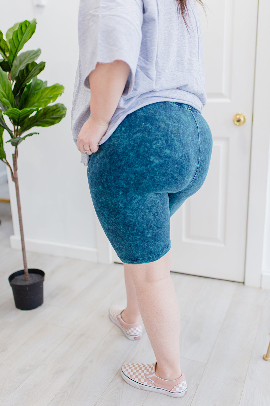 My Rad Biker Shorts In AQUA***