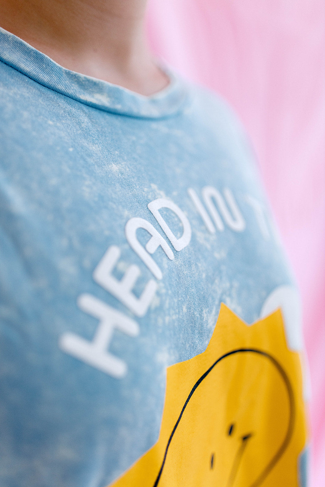 TABY ORIGINAL: Head In The Clouds Top In ICE ACID WASH+EXTREME PUFF***