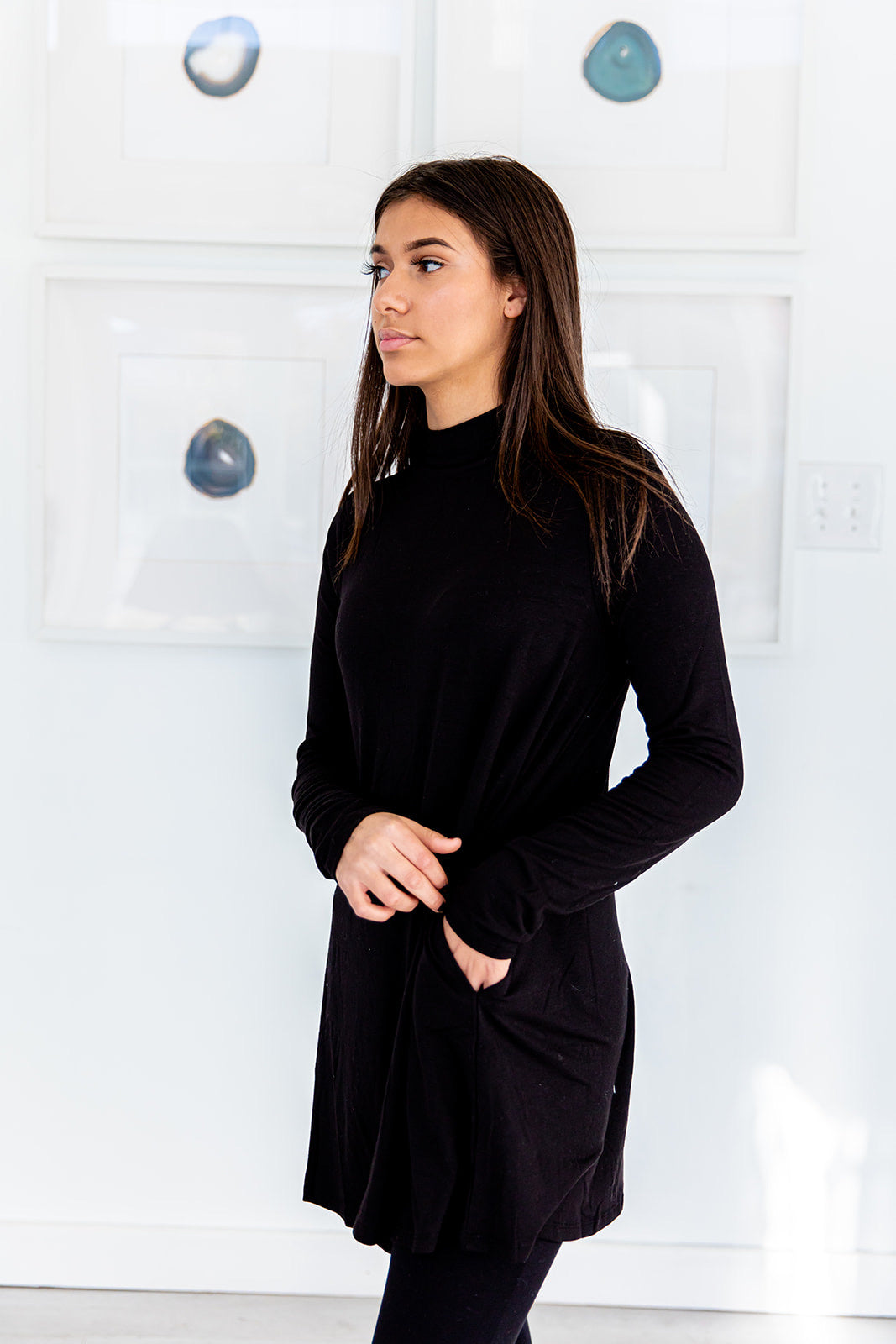 Zoey Mock Neck Top RESTOCKED***