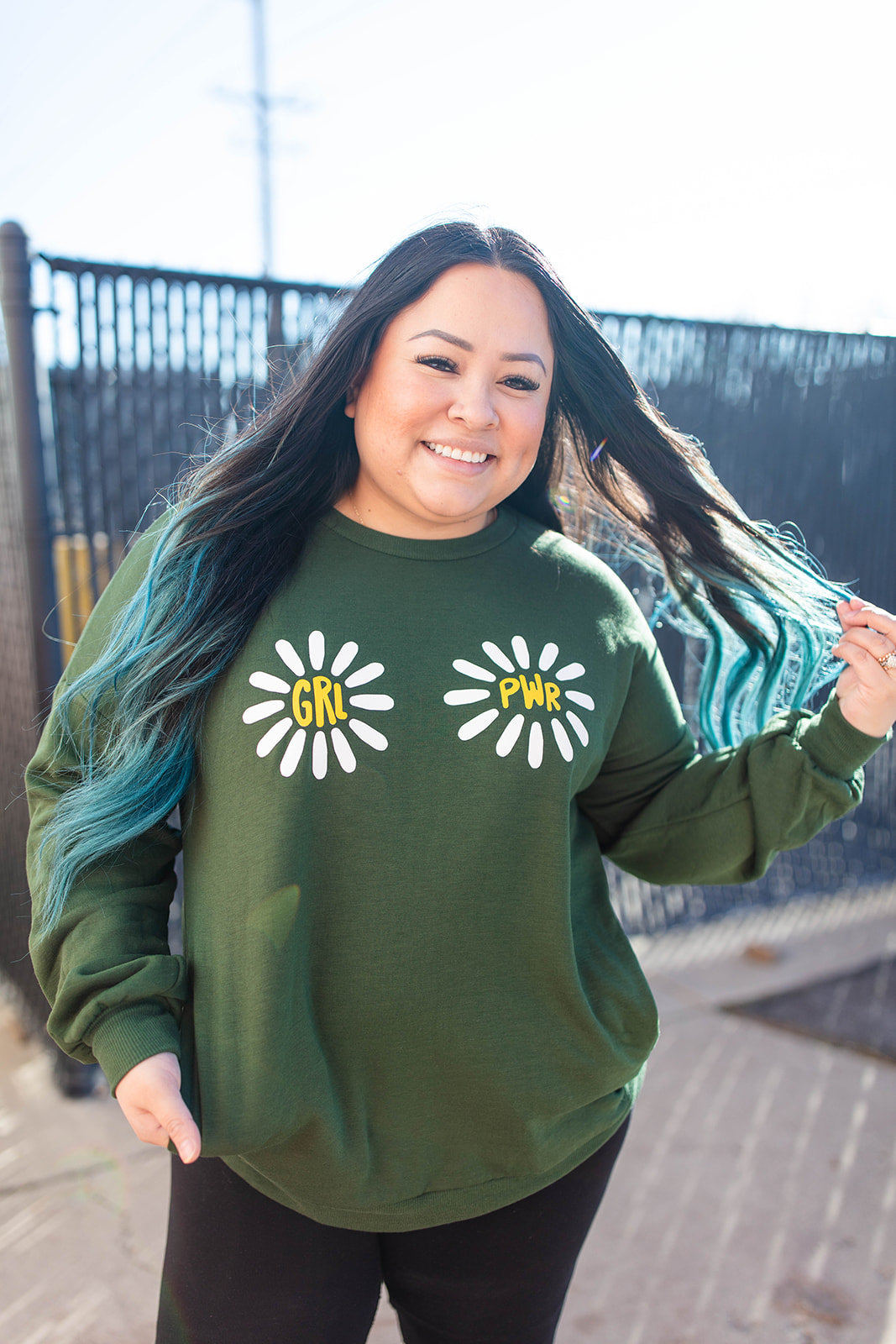TABY ORIGINAL DESIGN: Girl Power Pullover ULTRA SOFT***