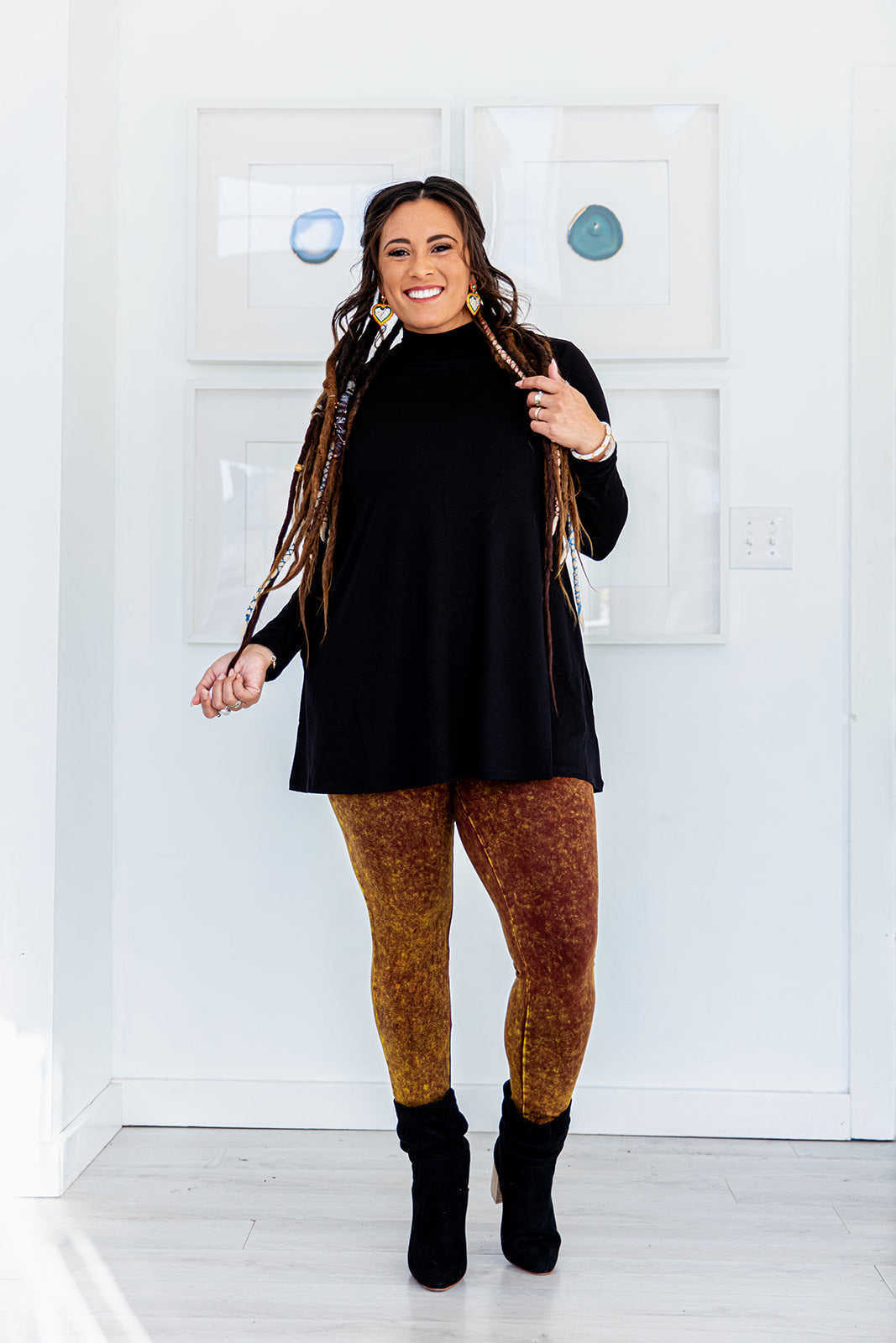 Zoey Mock Neck Top RESTOCKED***