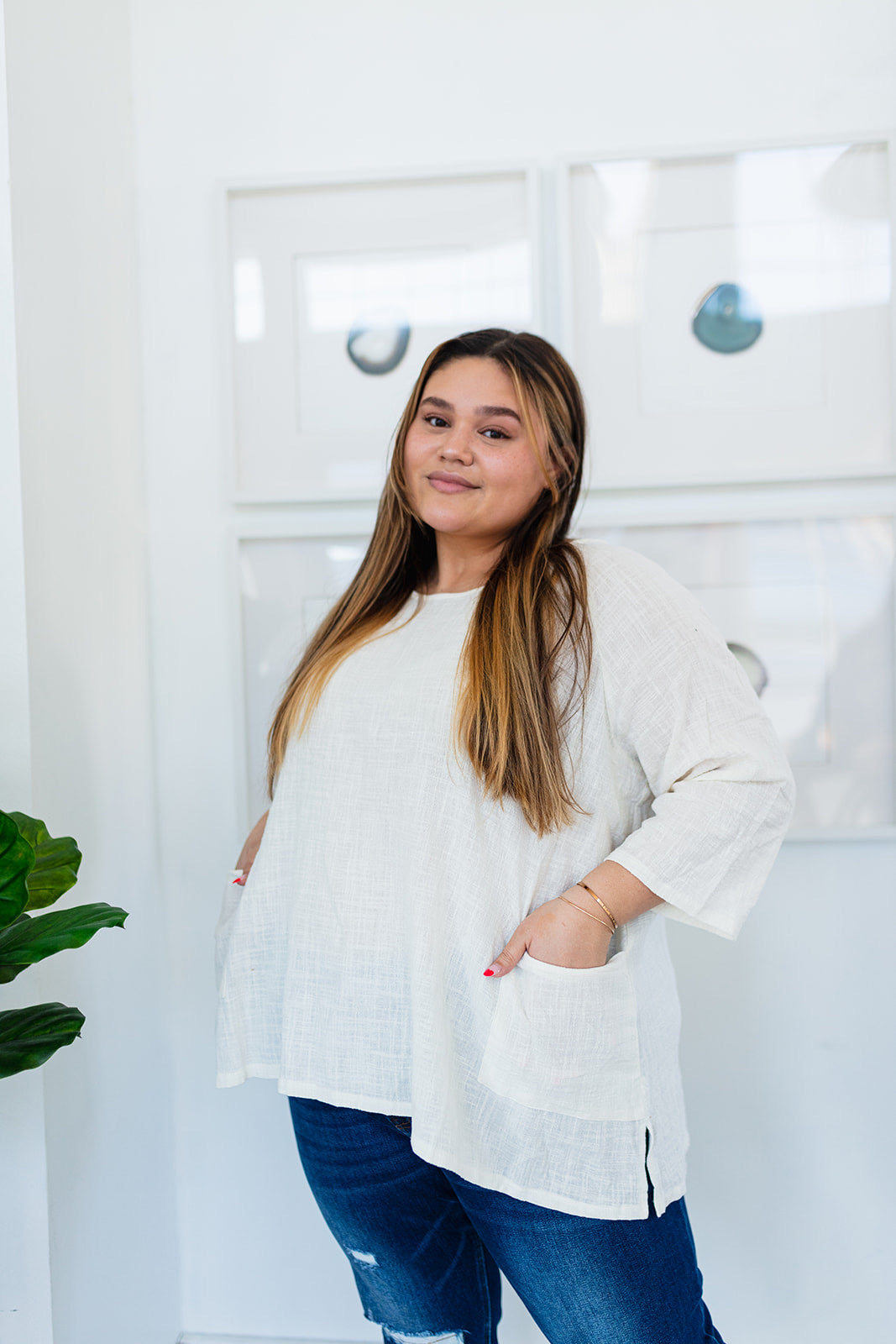 Oversized Boho Blouse Bernie's Pick***