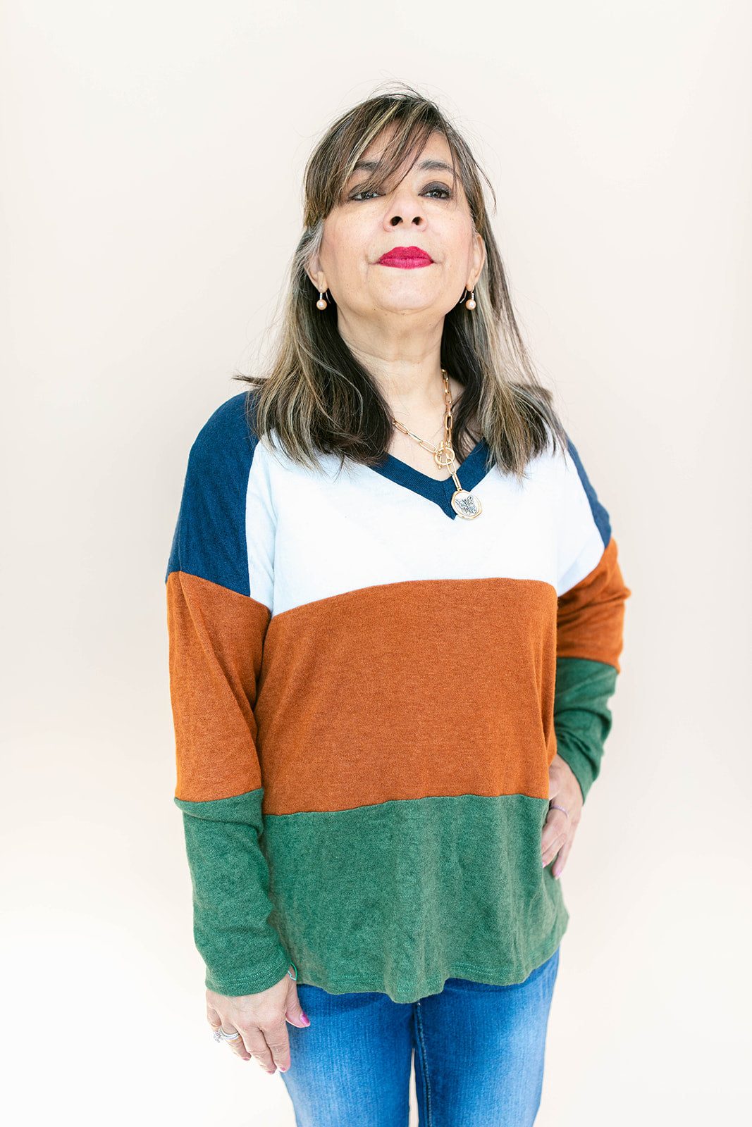 Embrace The Future Striped Top