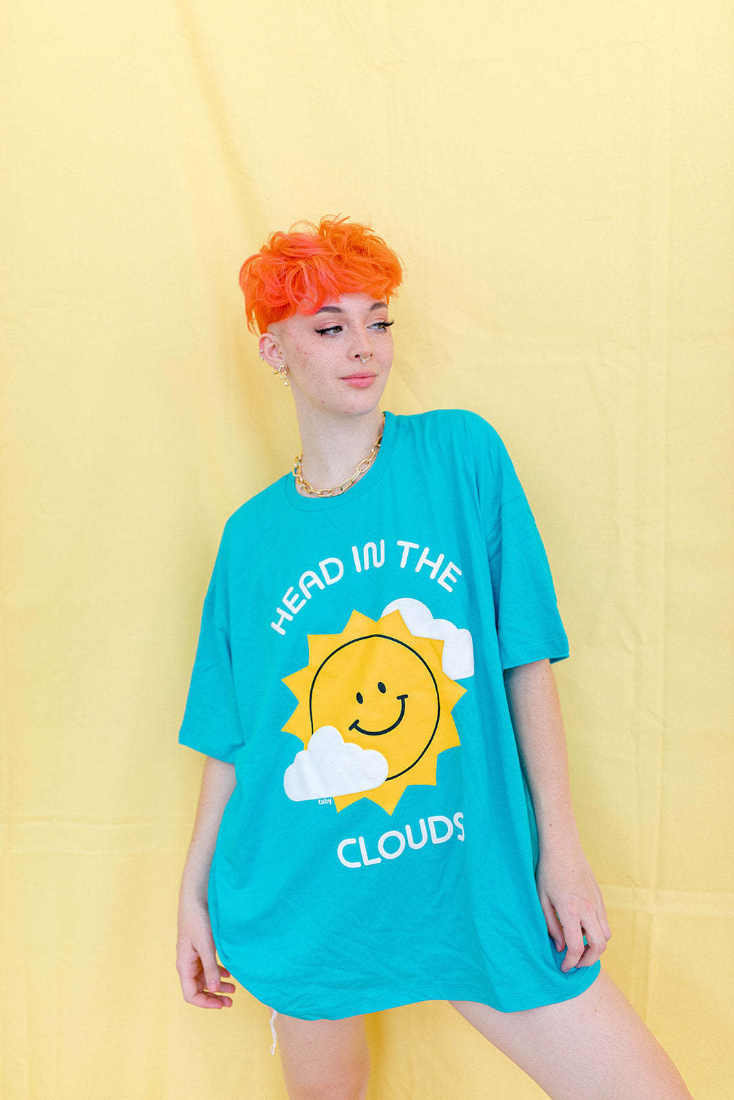 TABY ORIGINAL: Head In The Clouds Boxy Top EXTREME PUFF***