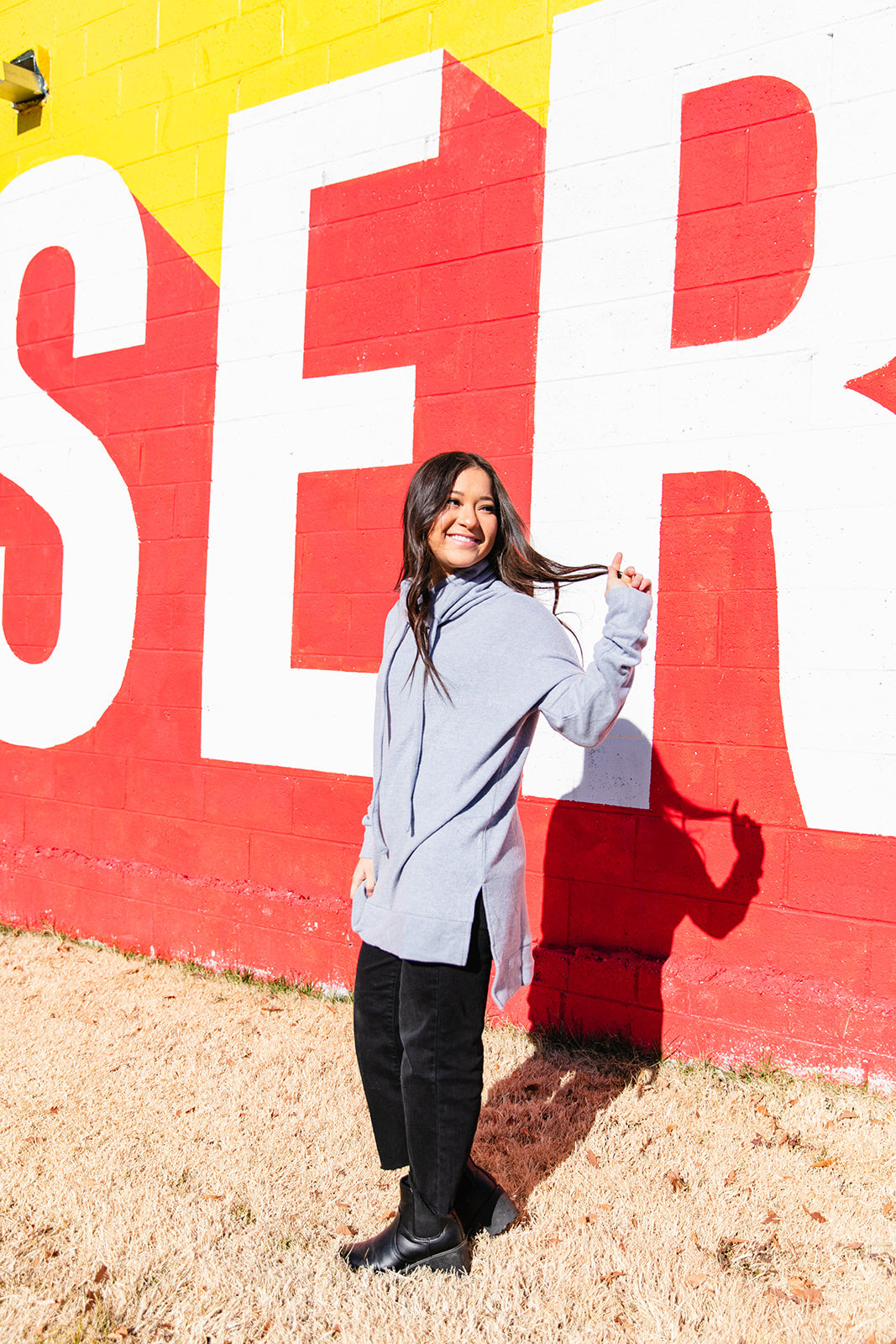 Frankie Funnel Neck Sweater