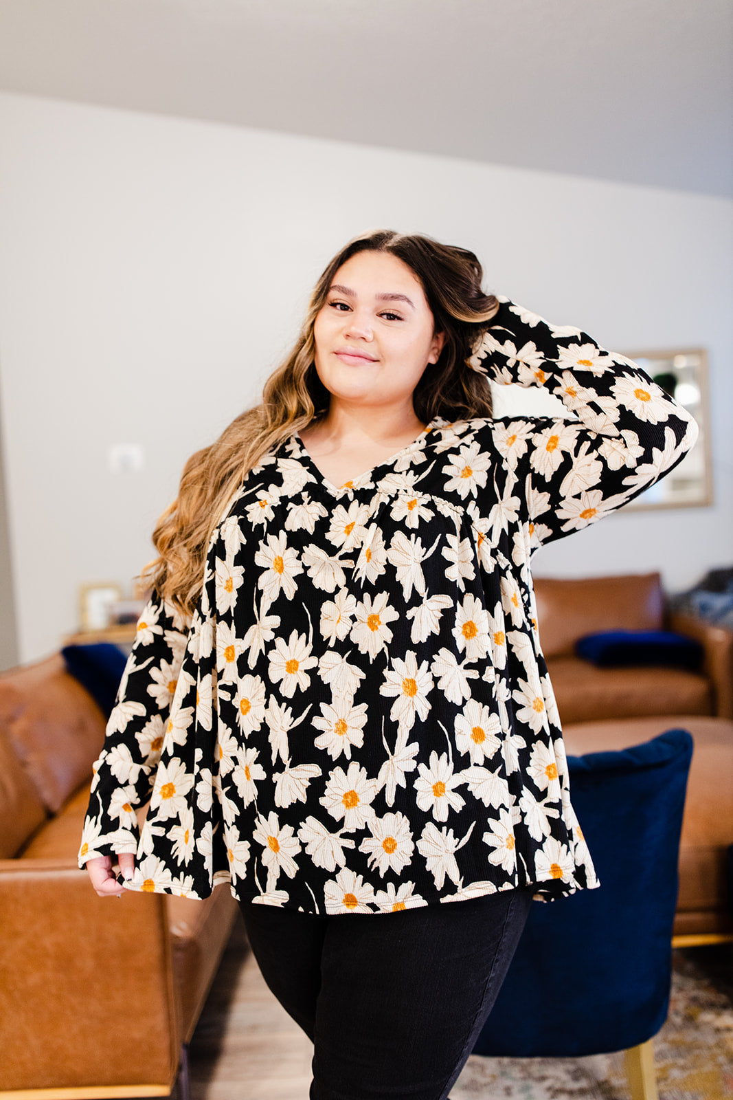 Make No Mistake Floral Top Taby's Pick***