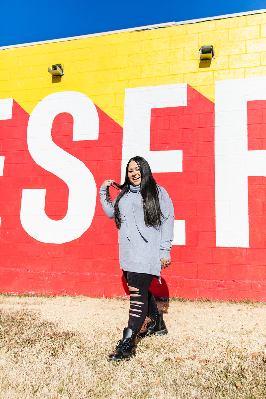 Frankie Funnel Neck Sweater