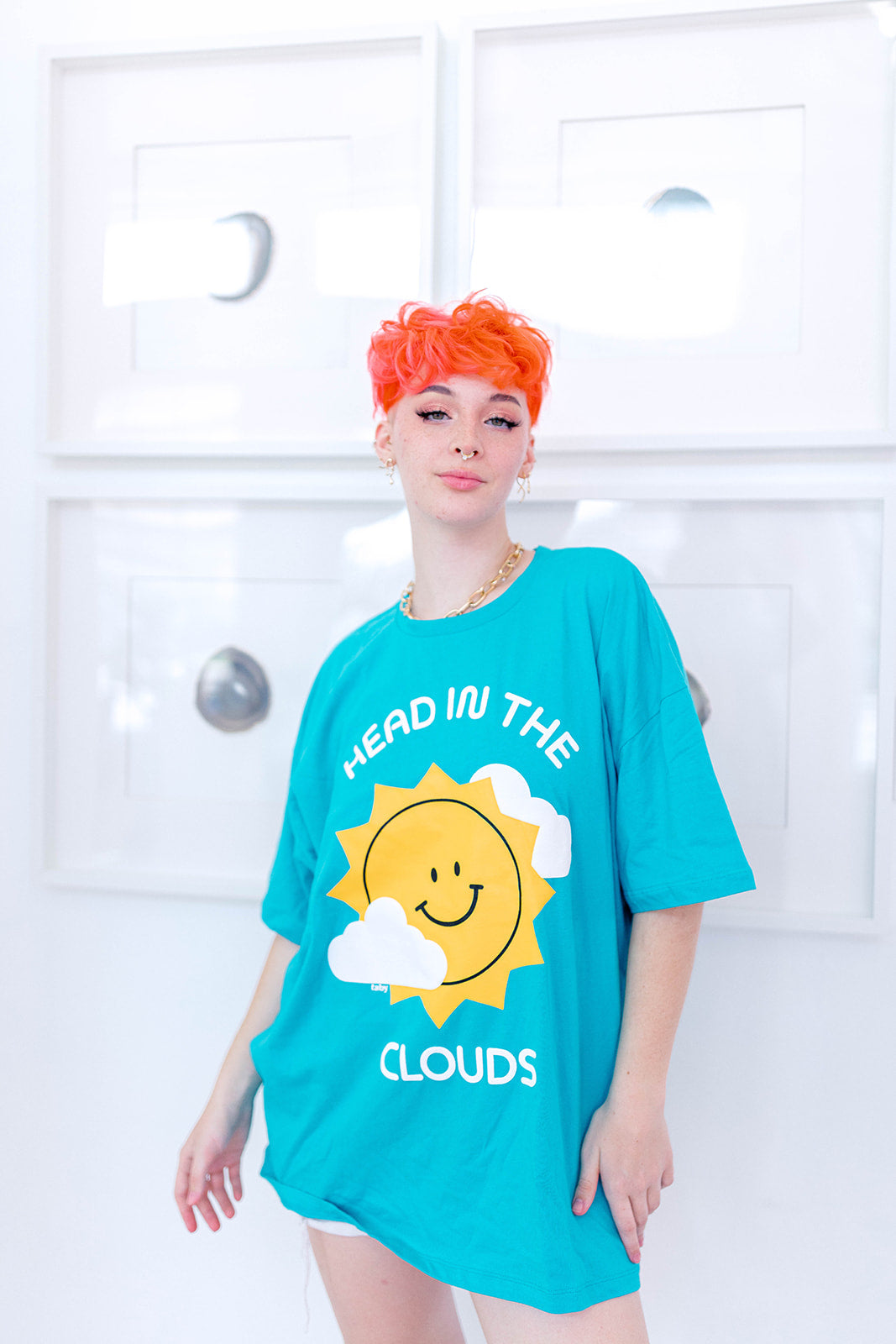 TABY ORIGINAL: Head In The Clouds Boxy Top EXTREME PUFF***