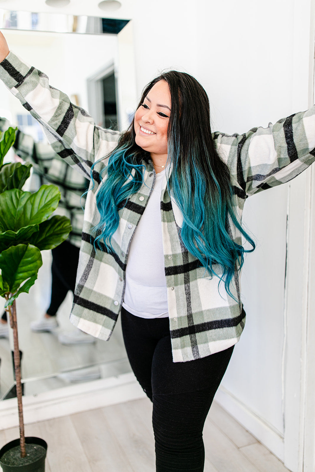 Big On The Internet Jacket In SAGE***