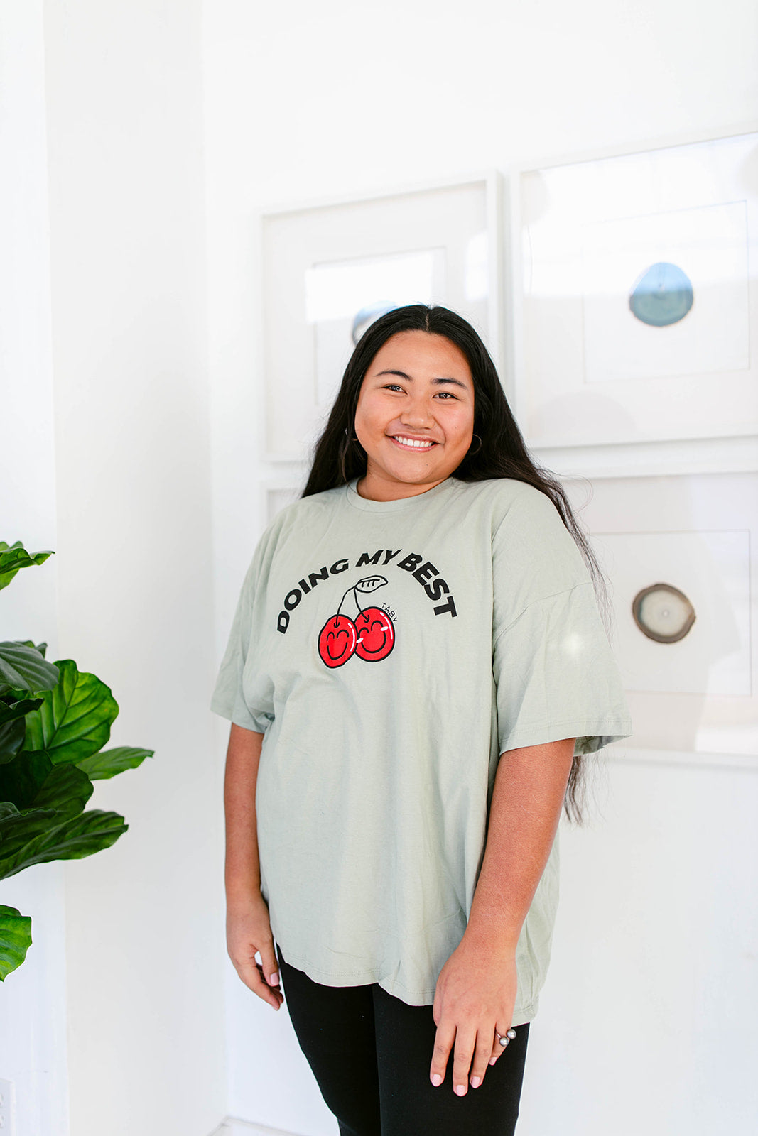 TABY ORIGINAL DESIGN: Doing My Best Boxy Tee RESTOCKED **