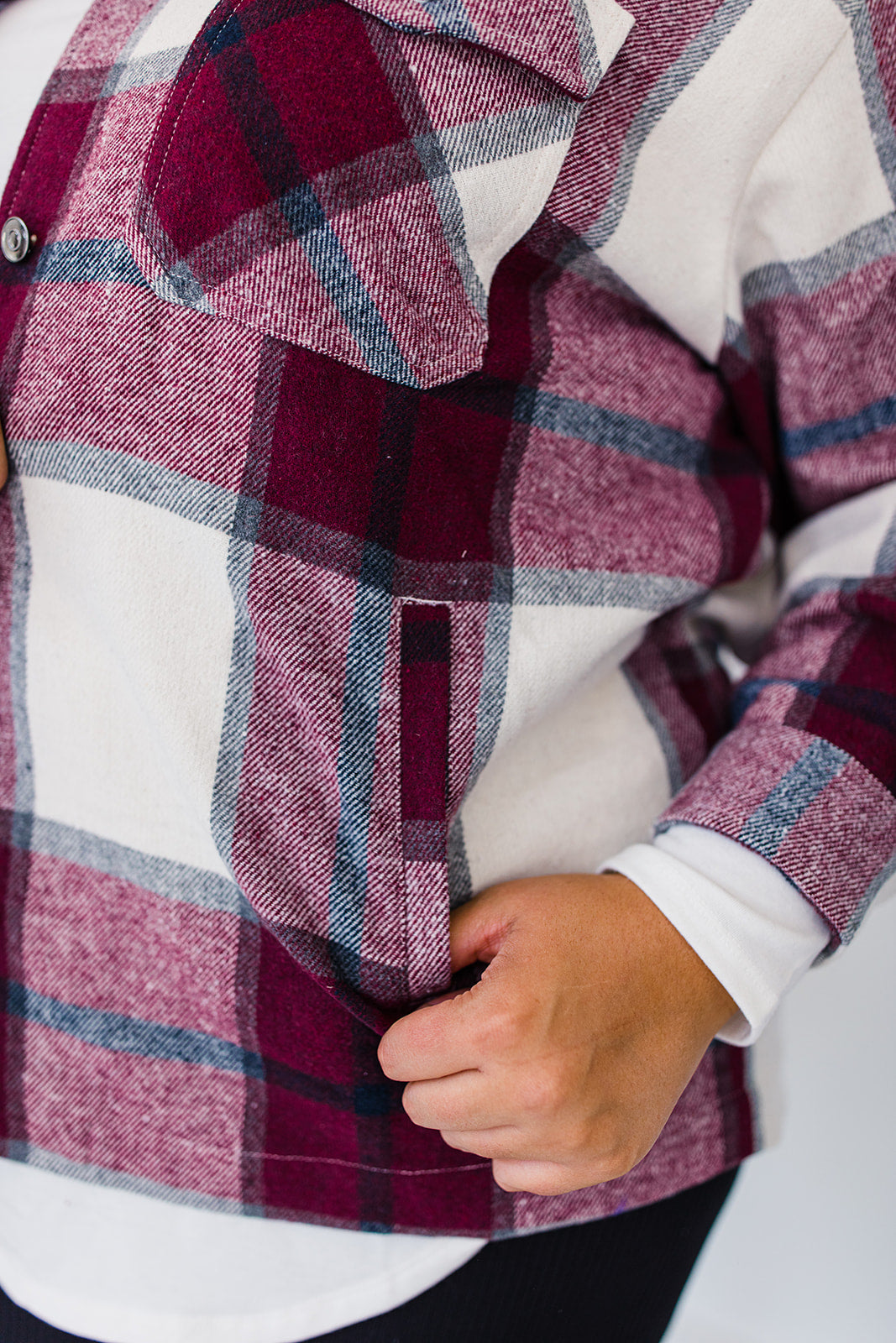 My Baggage Fadin’ Plaid Jacket