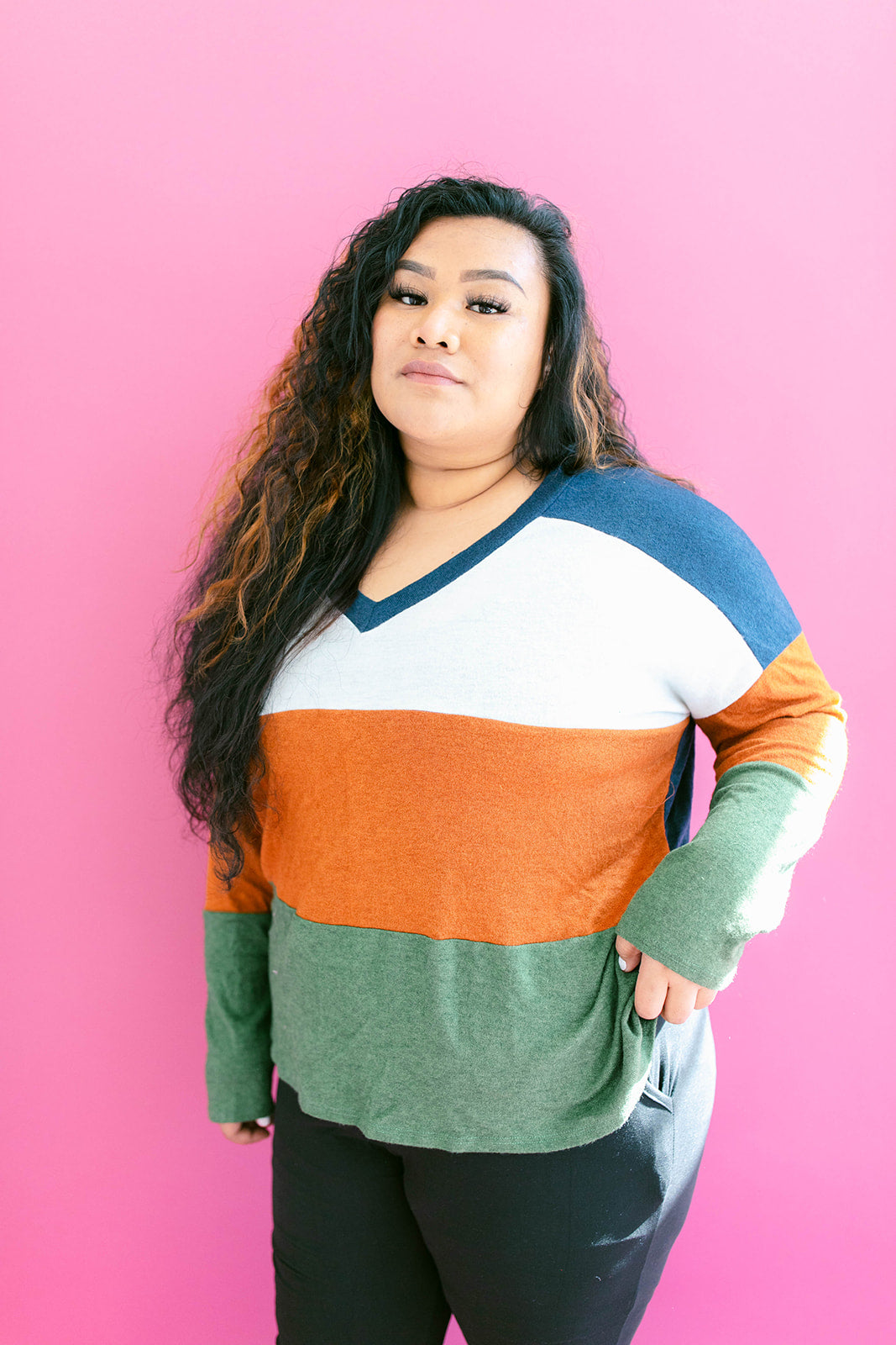 Embrace The Future Striped Top