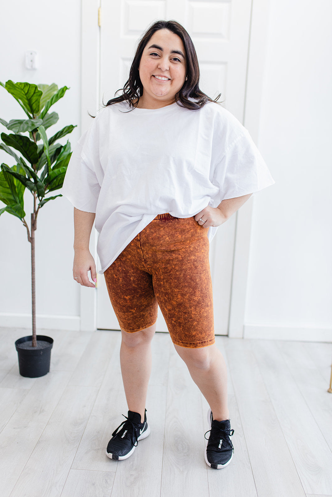 My Rad Biker Shorts In ARIZONA MUSTARD***