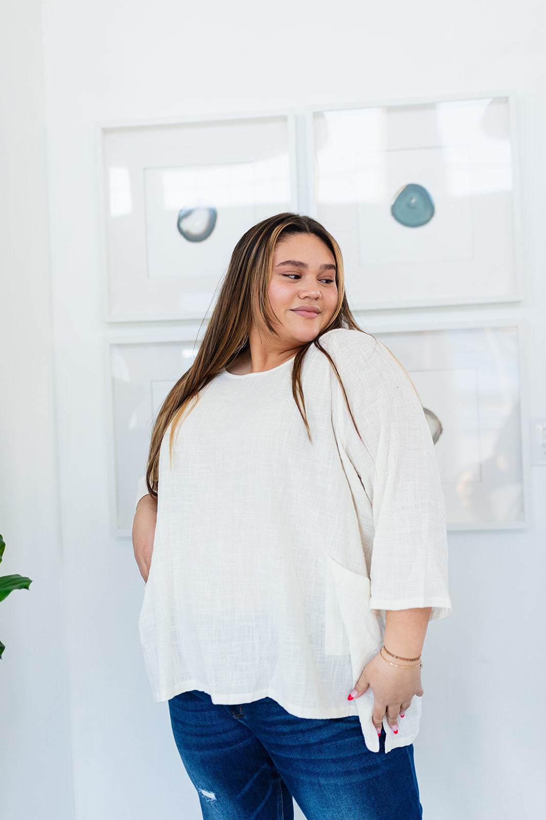 Oversized Boho Blouse Bernie's Pick***