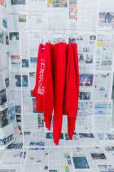 TABY ORIGINAL DESIGN: Tell Your Homies You Love Them Set in RED*** PUFF***& ULTRA SOFT***