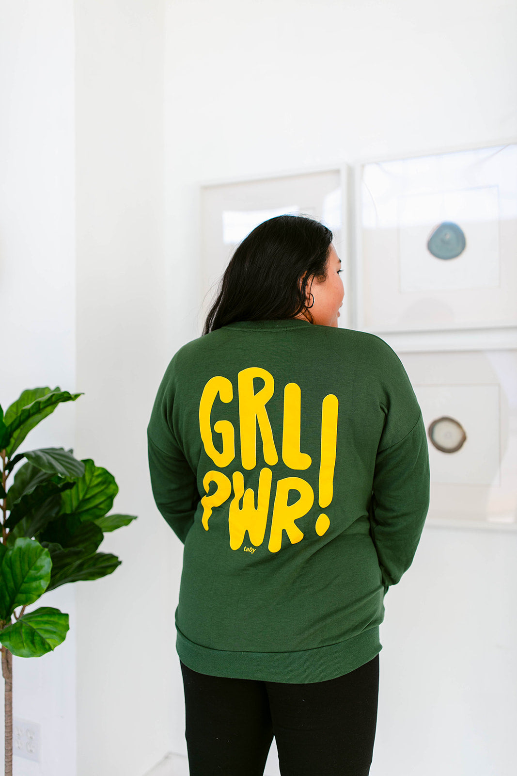 TABY ORIGINAL DESIGN: Girl Power Pullover ULTRA SOFT***