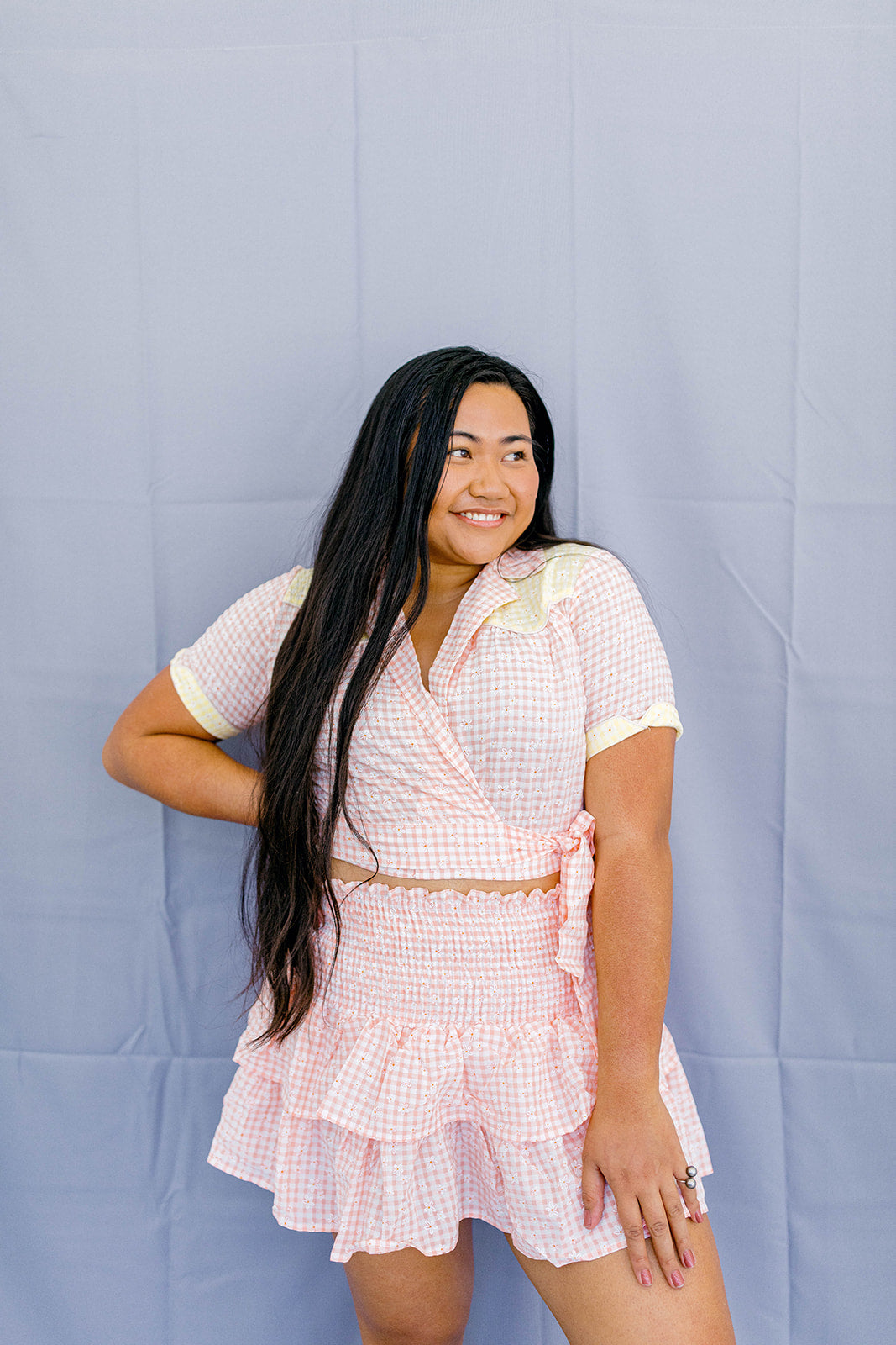The Cutest Gingham Top Sizes XS-5X!***