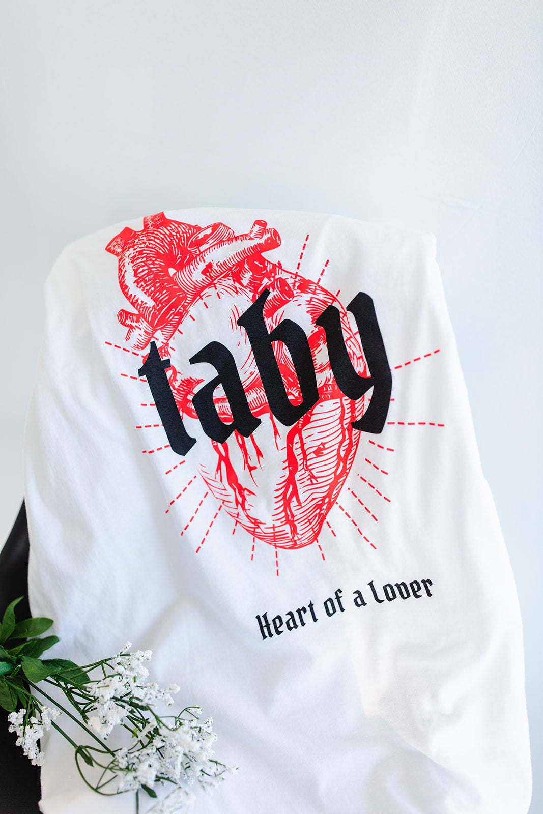 TABY ORIGINAL DESIGN: Heart Of A Lover Boyfriend Tee