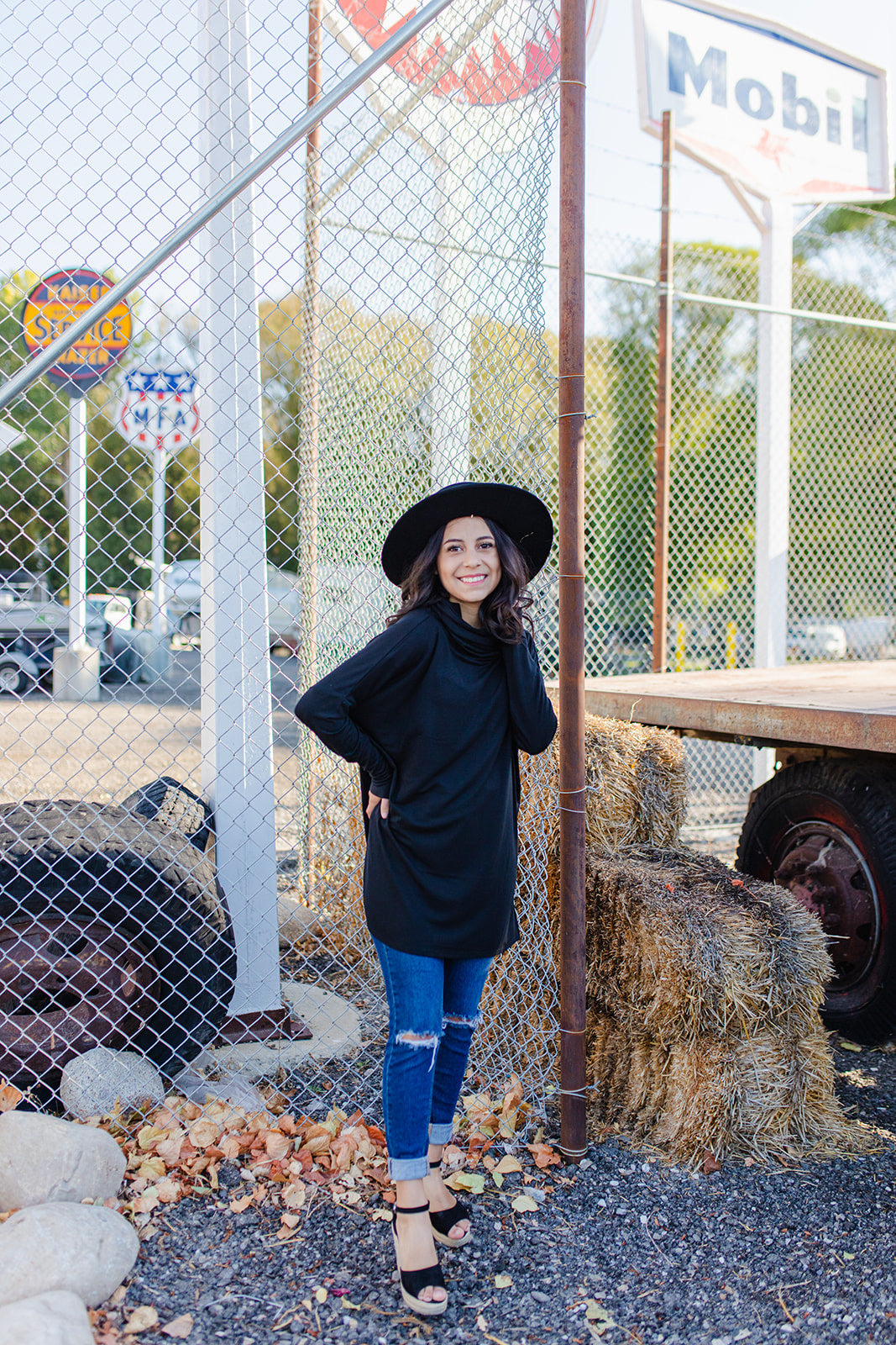 Get Real Cowl Neck Tee RESTOCKED***