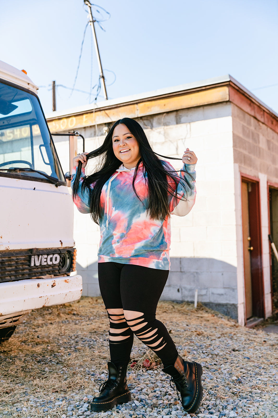 Crush On You Tie Dye Hoodie