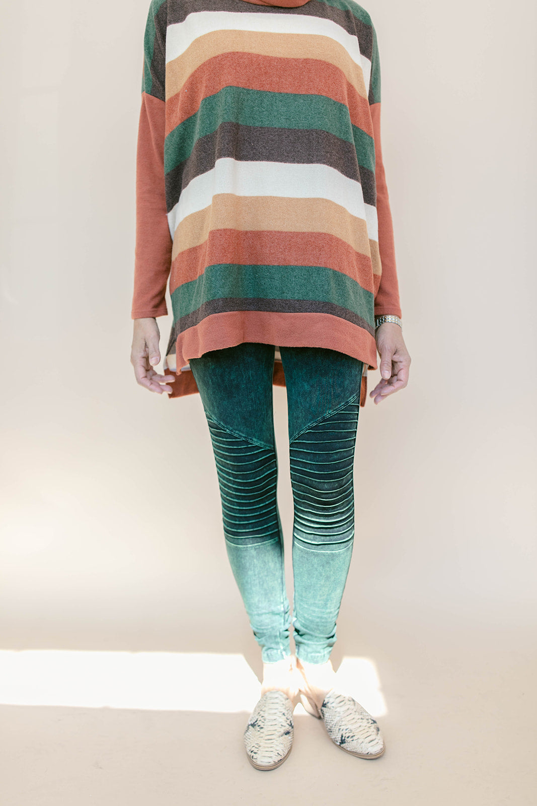 Ericka Funnel Neck Sweater Top