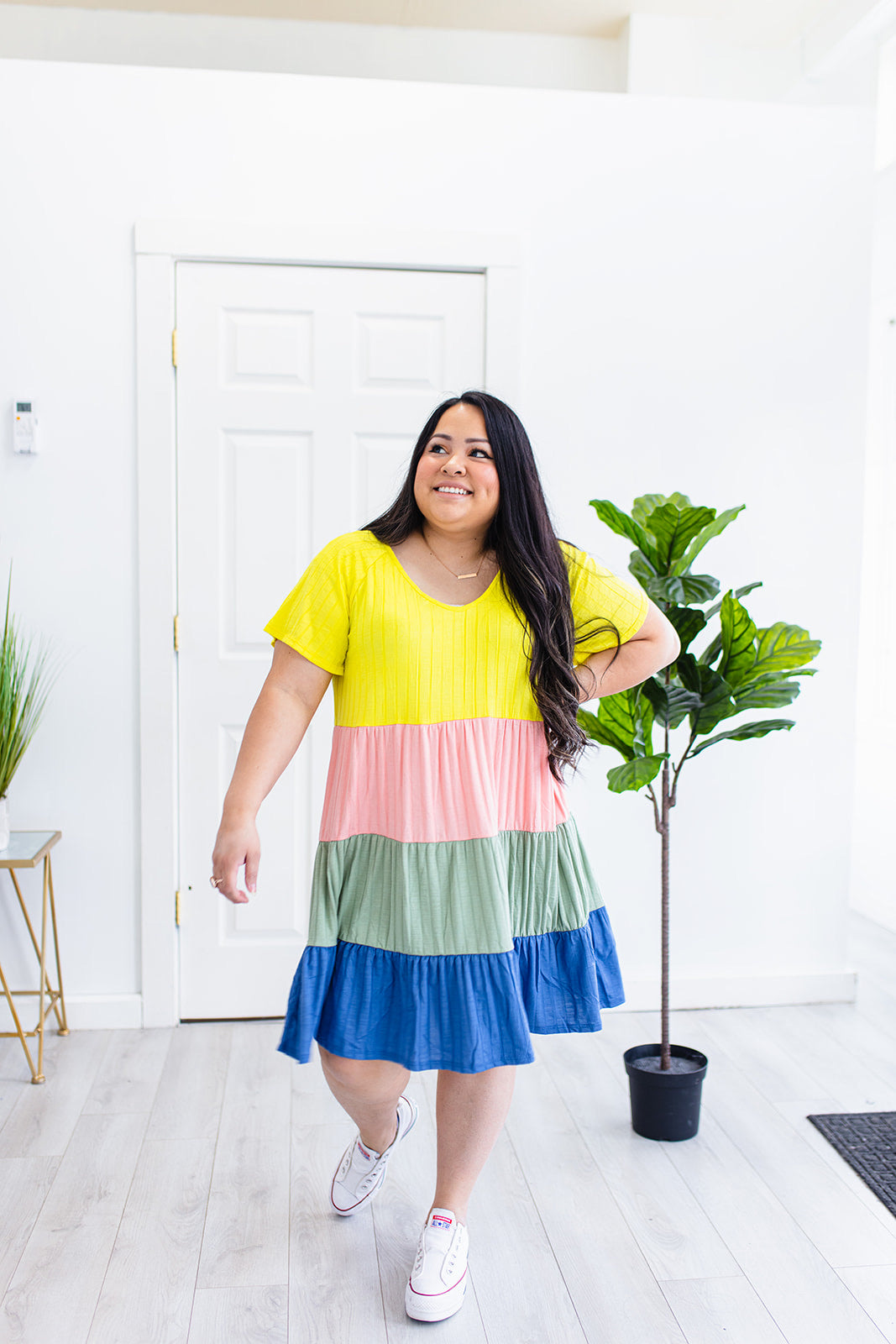 Tried and True Tiered Swing Dress