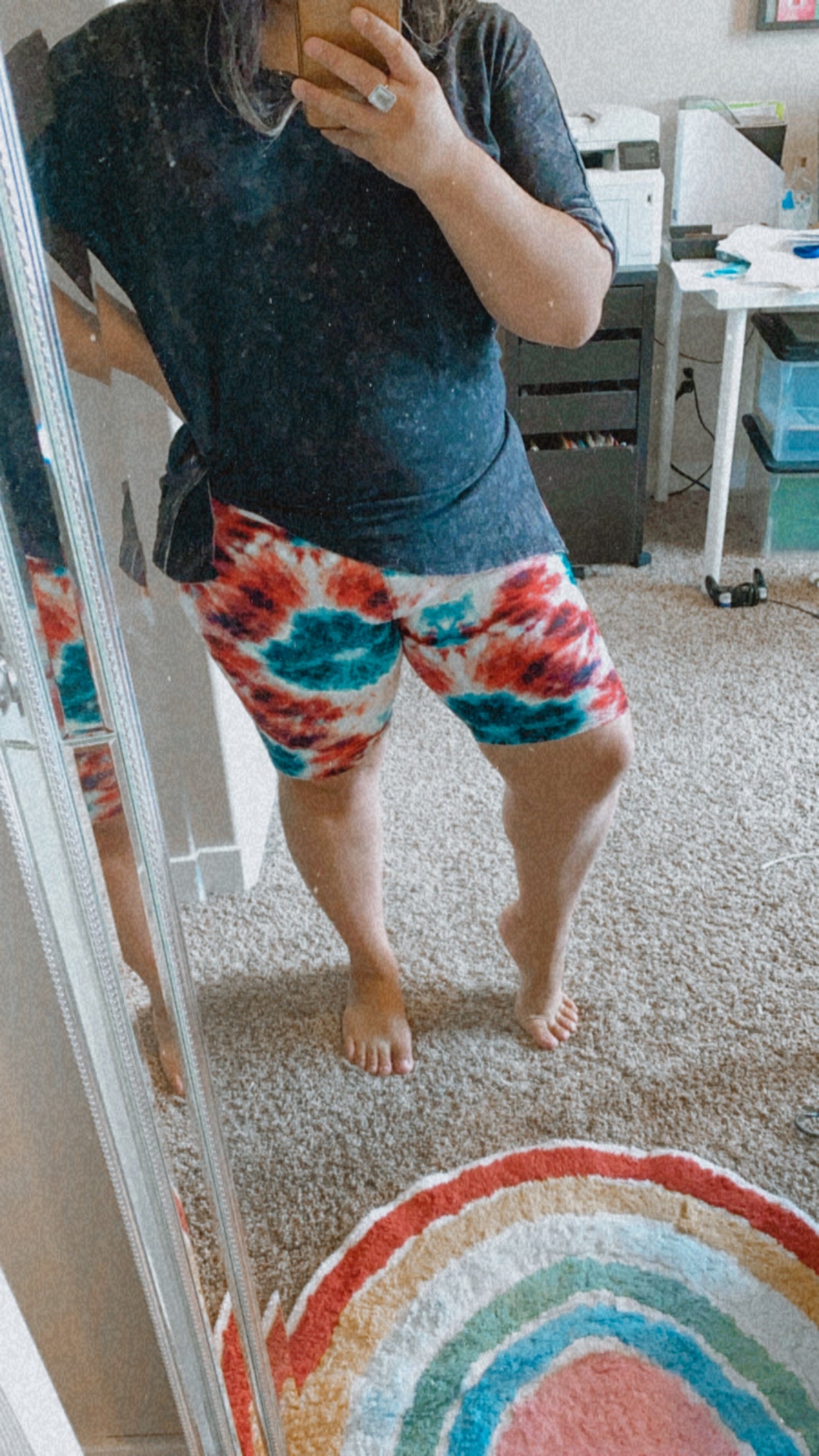 D.C Dye Biker Shorts