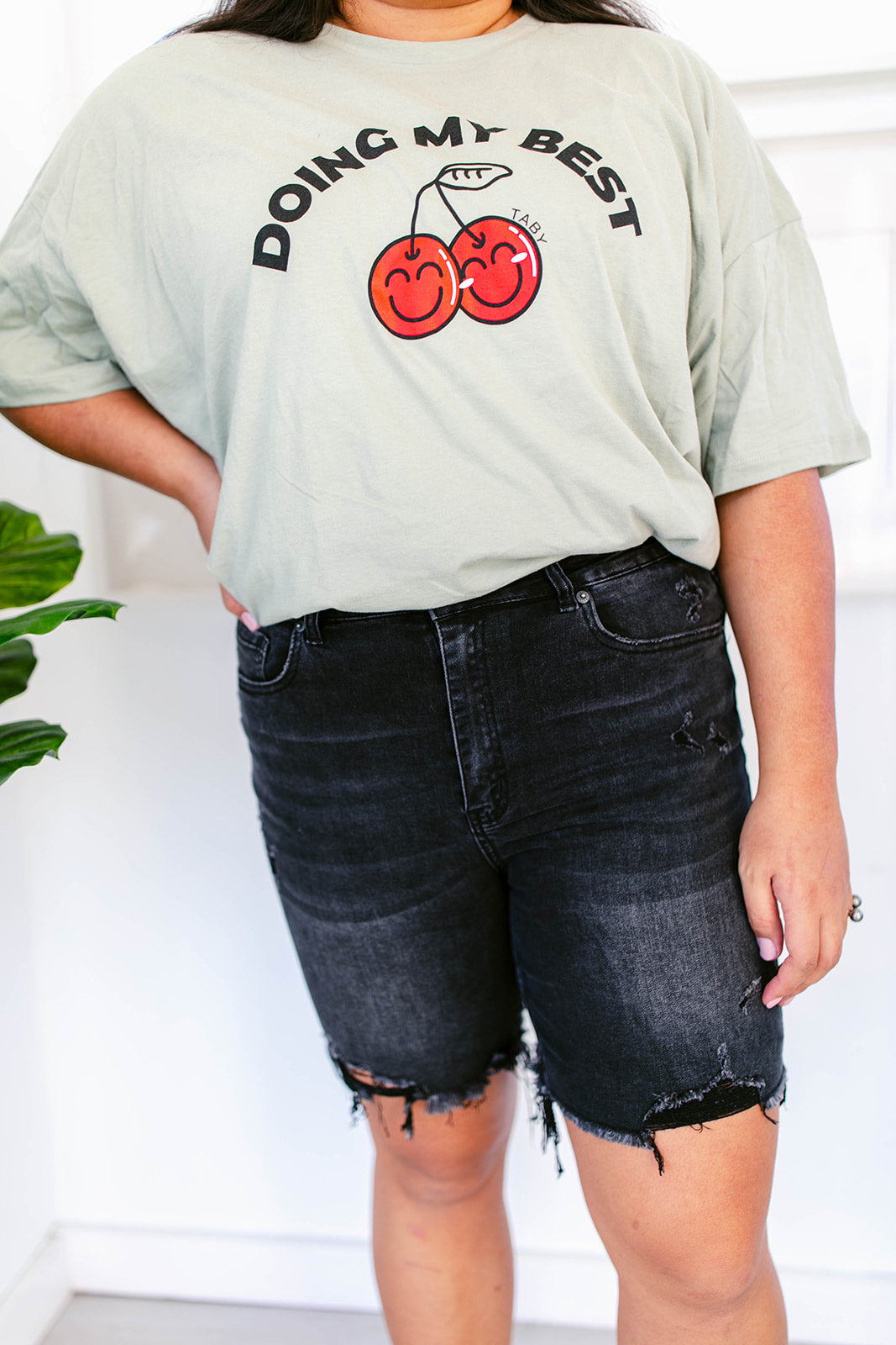 TABY ORIGINAL DESIGN: Doing My Best Boxy Tee RESTOCKED **