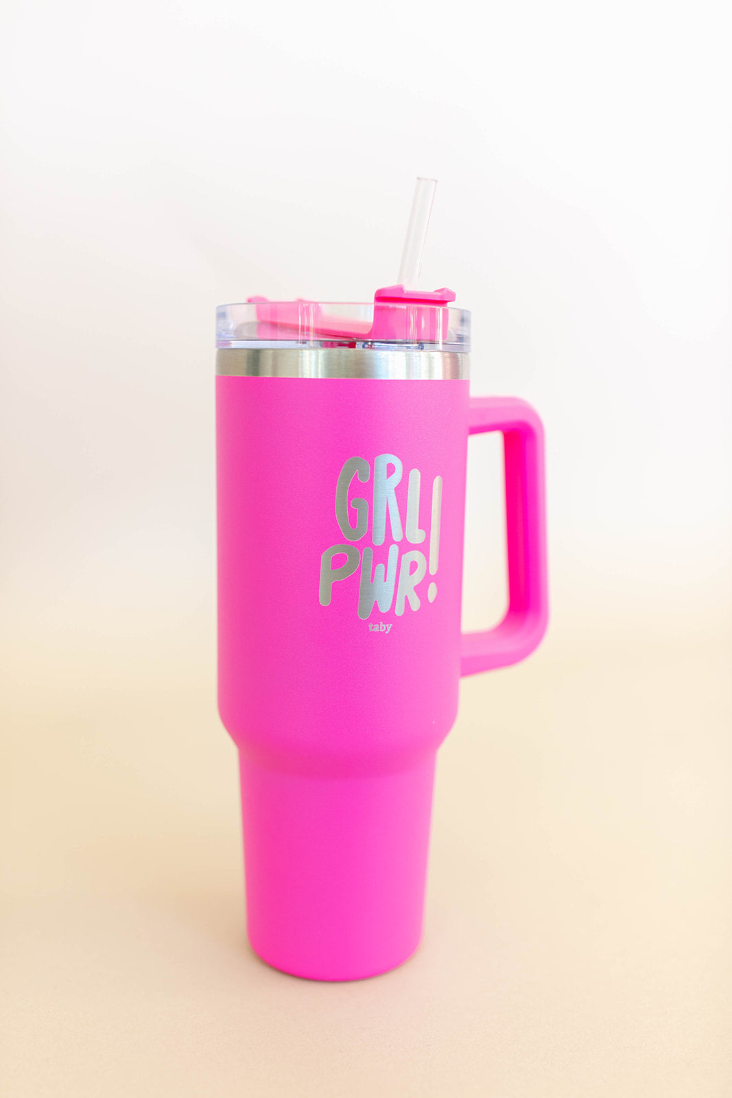 TABY ORIGINAL: 40 OZ GRL PWR TUMBLER RESTOCKED***