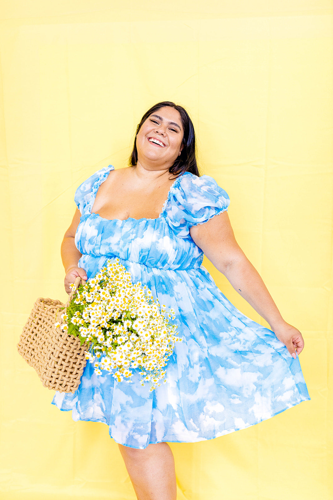 I've Gone To Heaven Cloud Dress XS-5X***