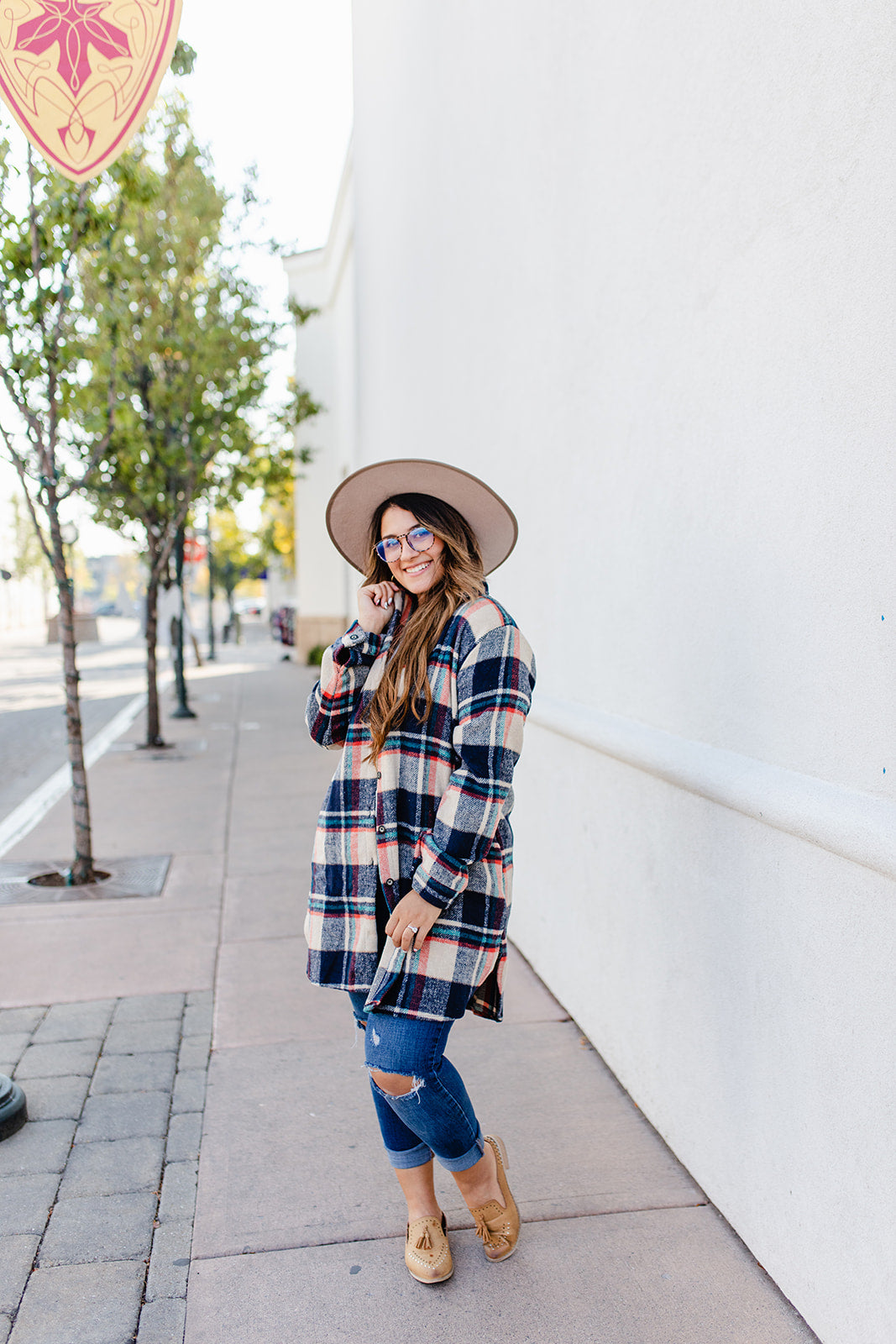 Vagabond Plaid Jacket In TAUPE*** RESTOCKED*** AVAILABLE IN SIZES SMALL-3X!!***