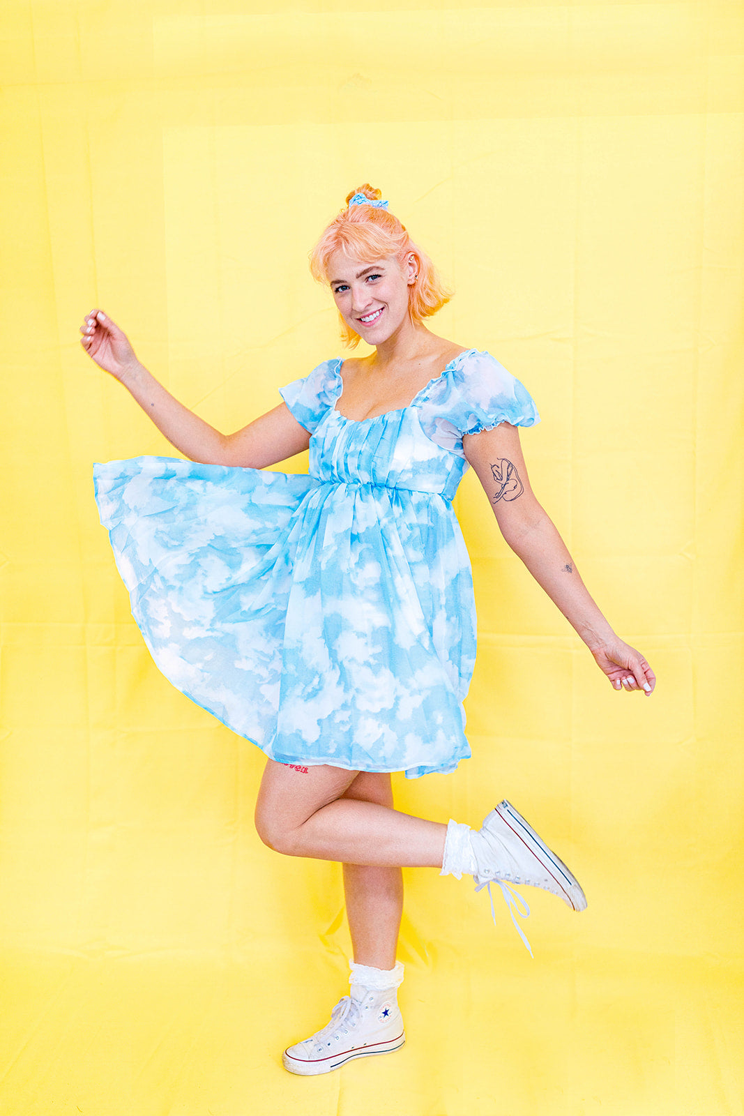I've Gone To Heaven Cloud Dress XS-5X***