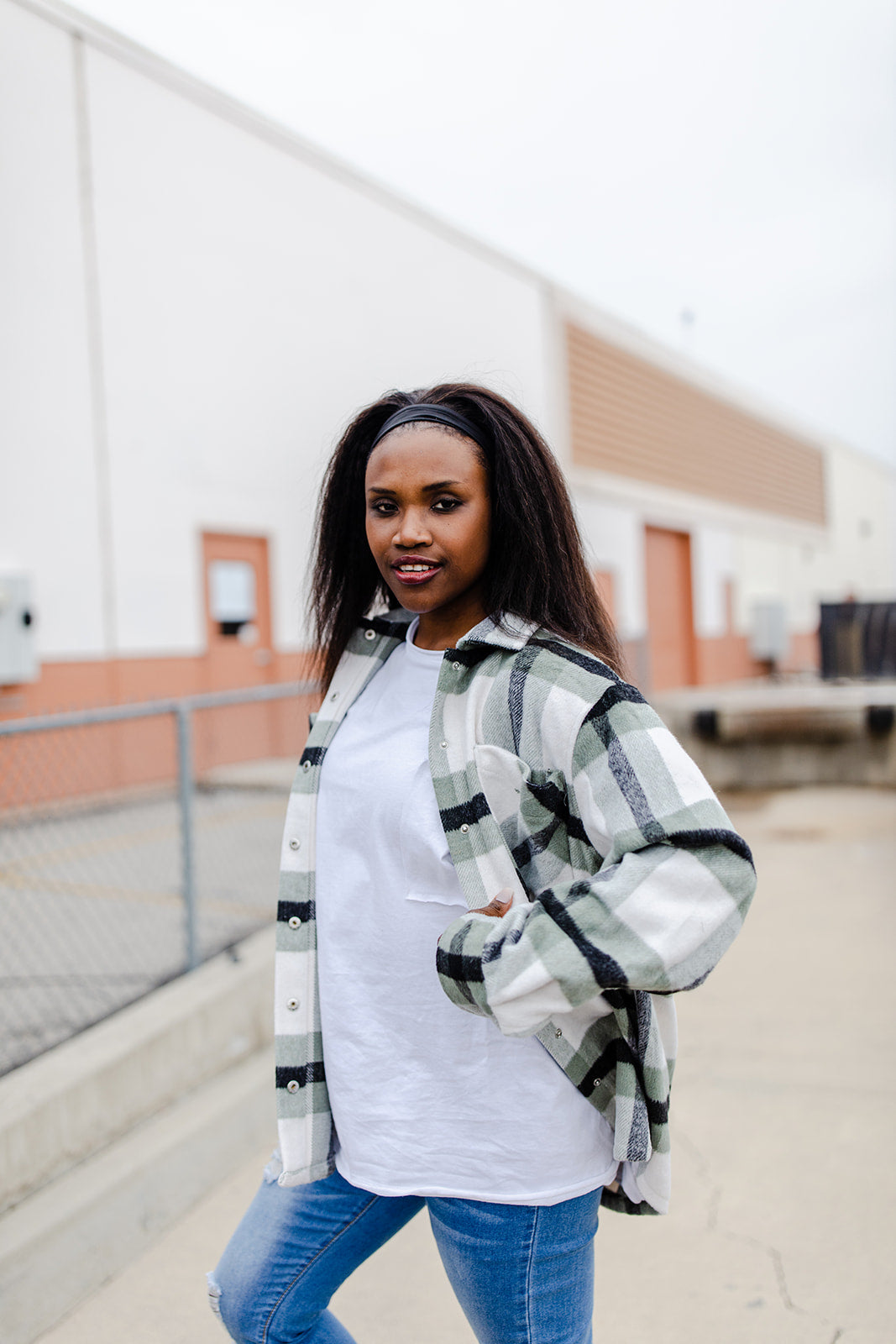 Big On The Internet Jacket In SAGE***
