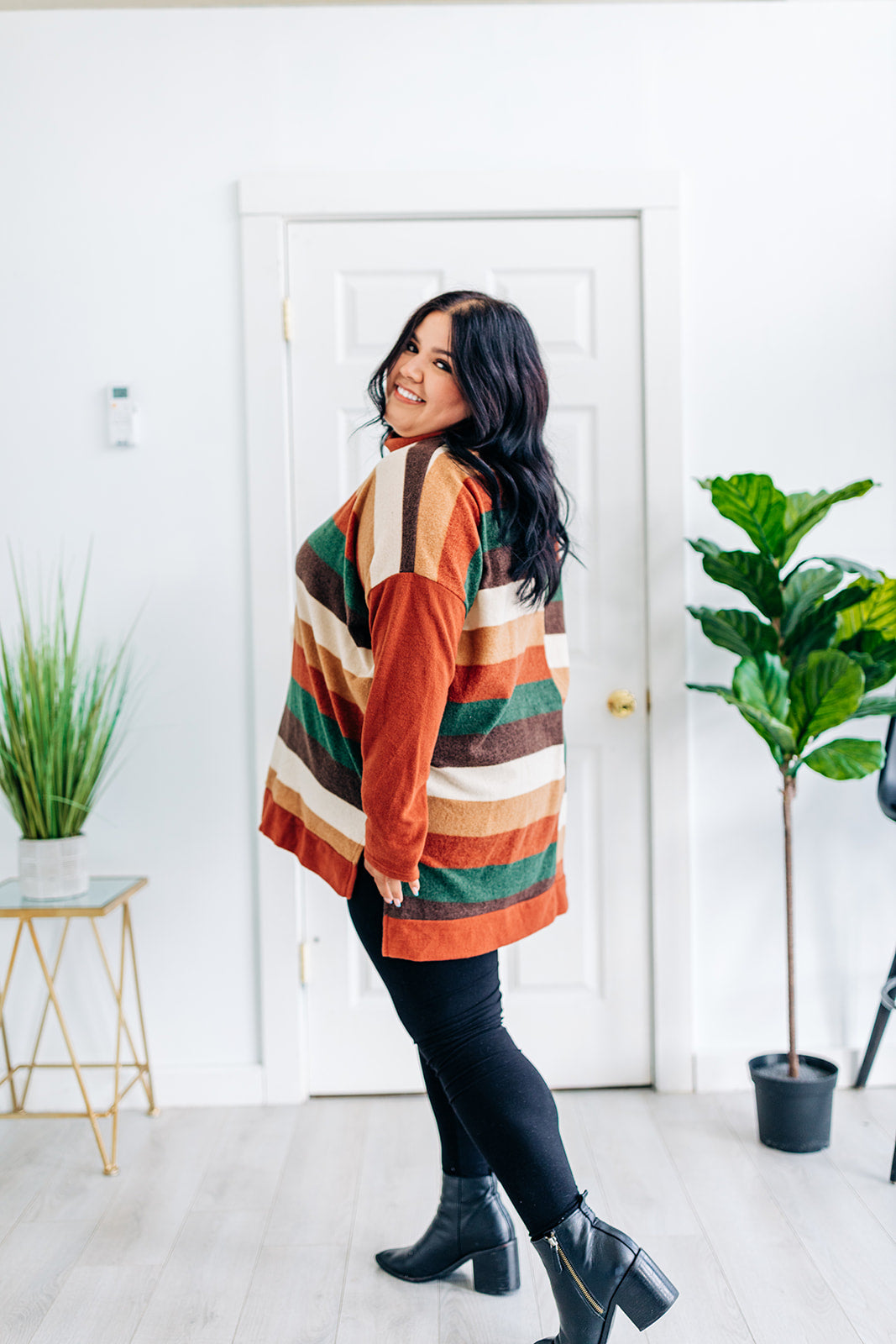 Ericka Funnel Neck Sweater Top