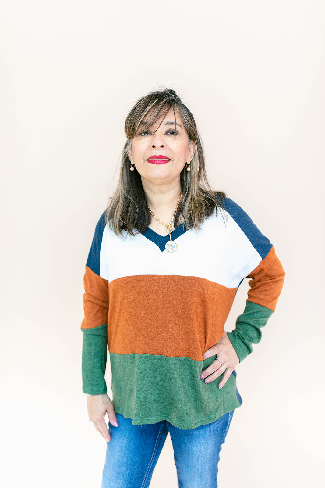 Embrace The Future Striped Top
