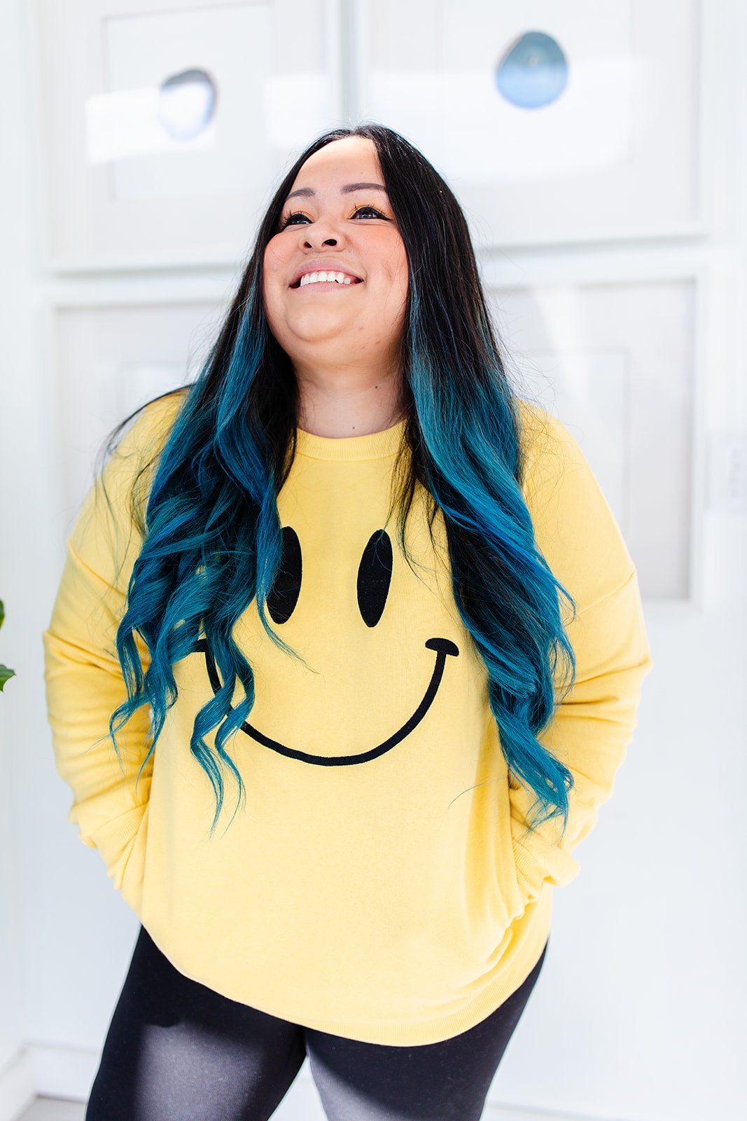 TABY ORIGINAL DESIGN: Smiley Pullover EMBROIDERED*** RESTOCKED***