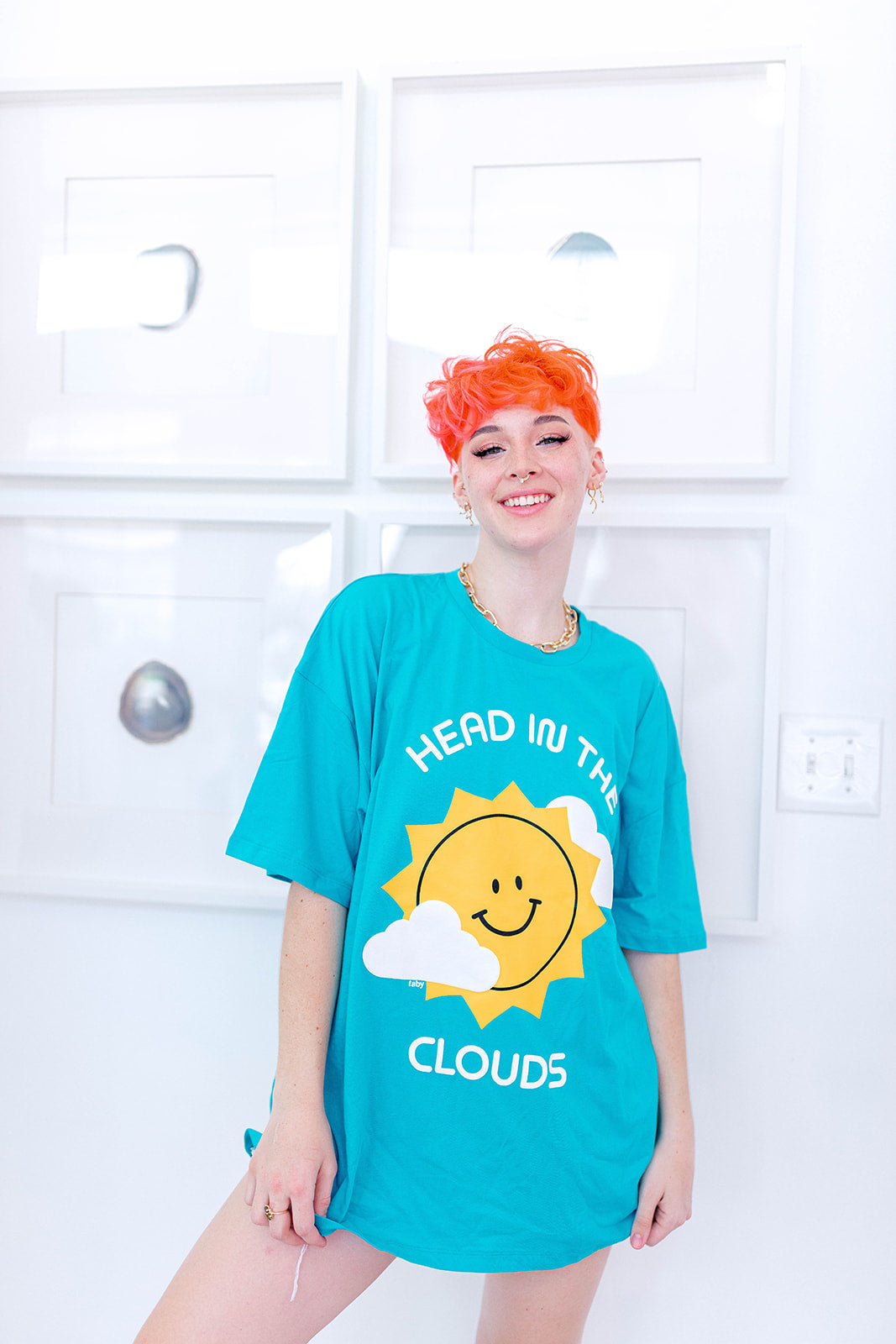 TABY ORIGINAL: Head In The Clouds Boxy Top EXTREME PUFF***