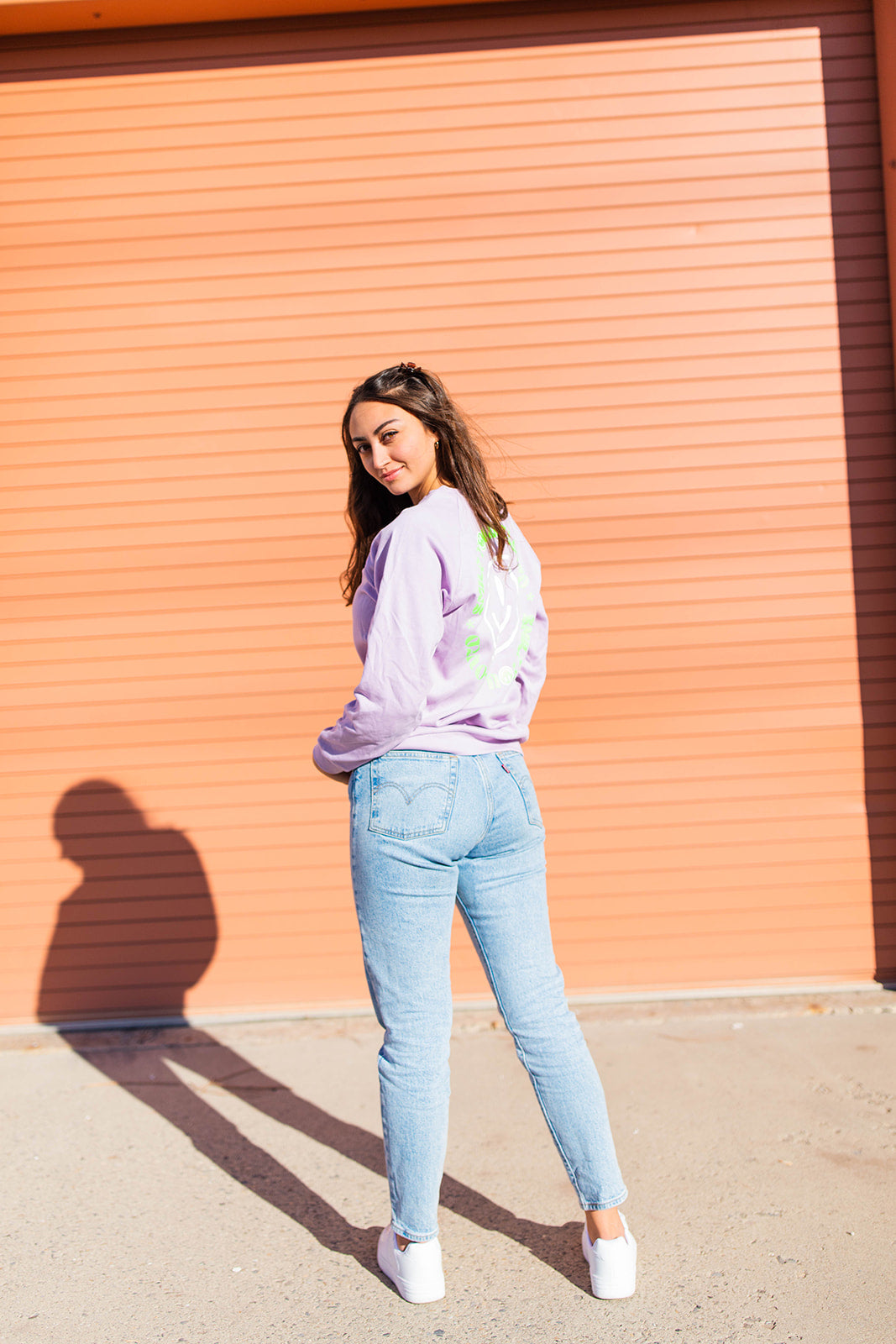 TABY ORIGINAL DESIGN: Keep On Smiling Pullover In LILAC** RESTOCKED***