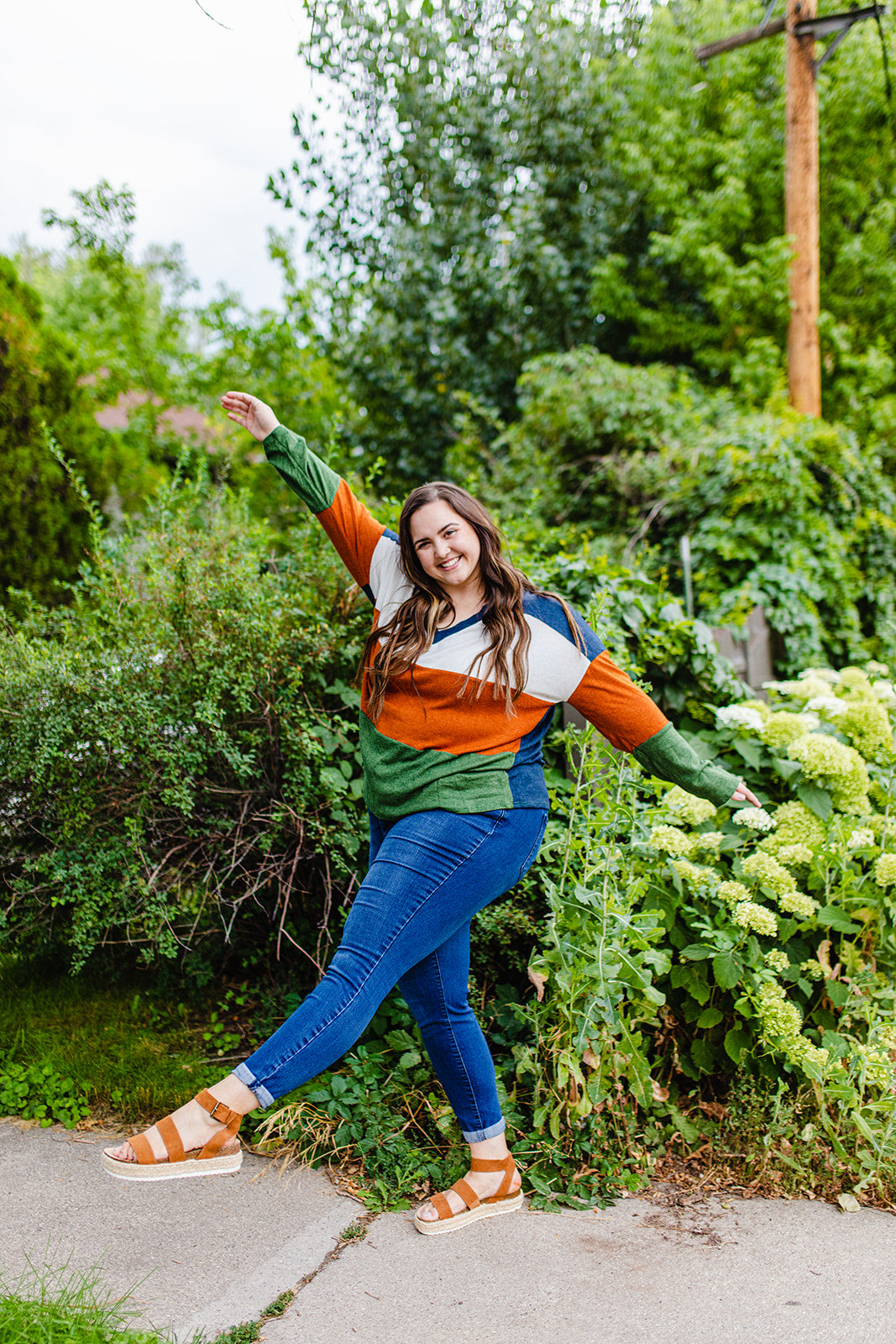 Embrace The Future Striped Top