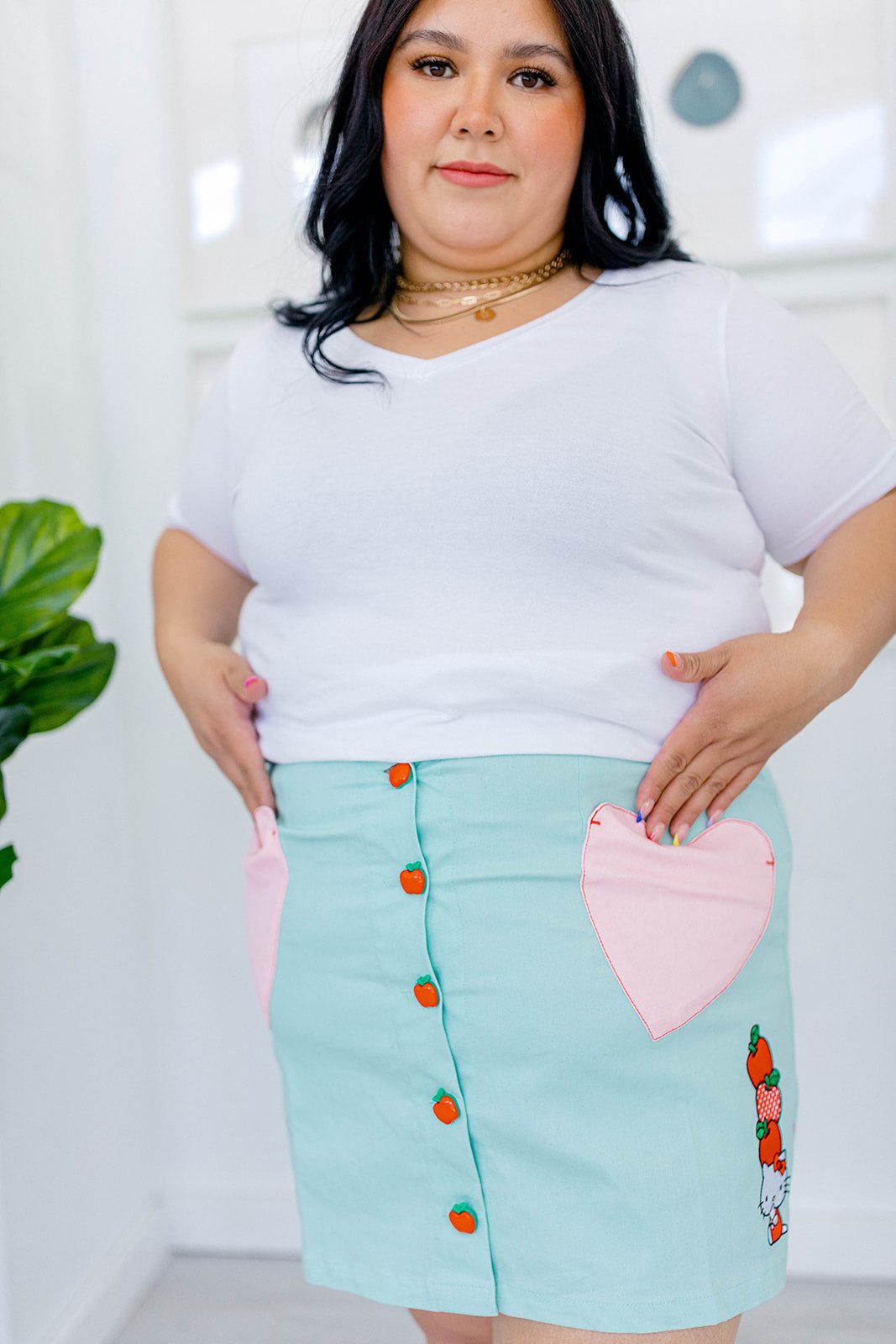 Hello Kitty Skirt In Sizes XS-5X!***