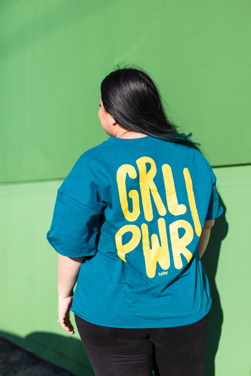 TABY ORIGINAL DESIGN: Girl Power Boxy Knit Top