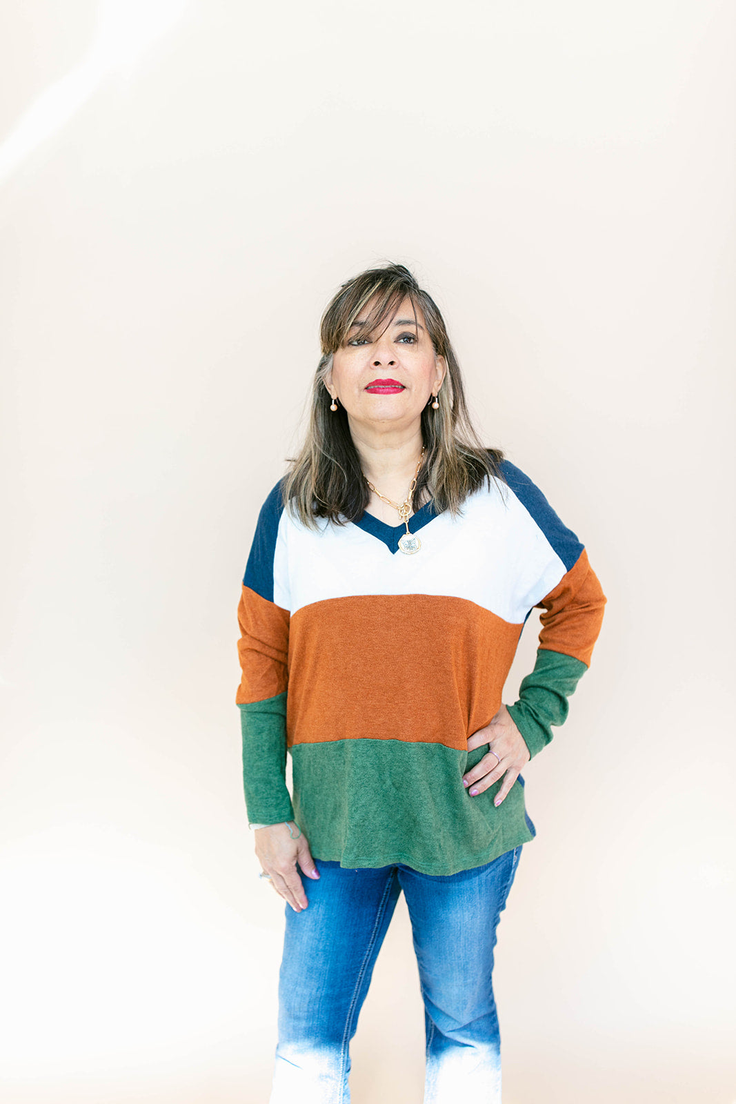 Embrace The Future Striped Top