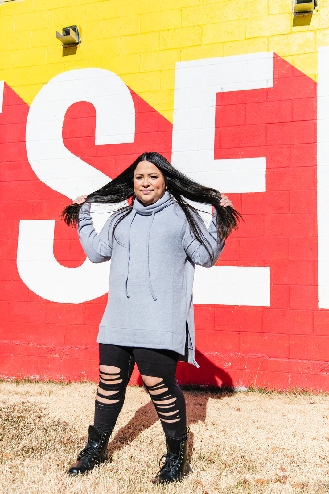 Frankie Funnel Neck Sweater