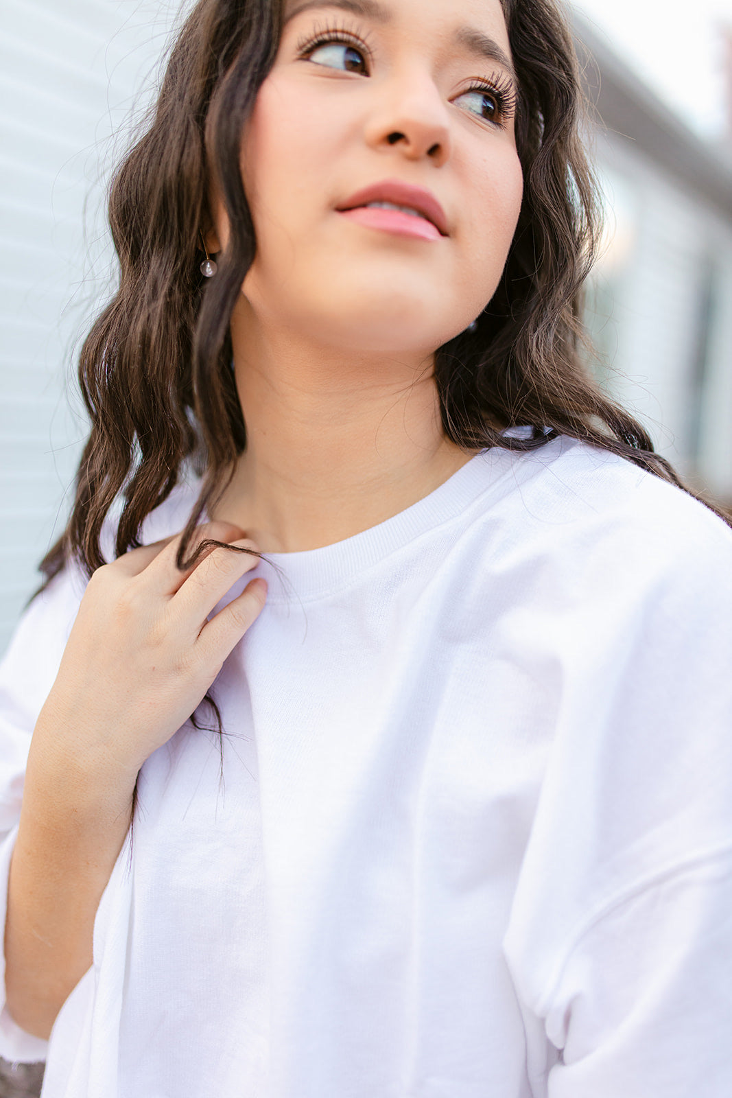 Boyfriend Boxy Knit Top In WHITE***